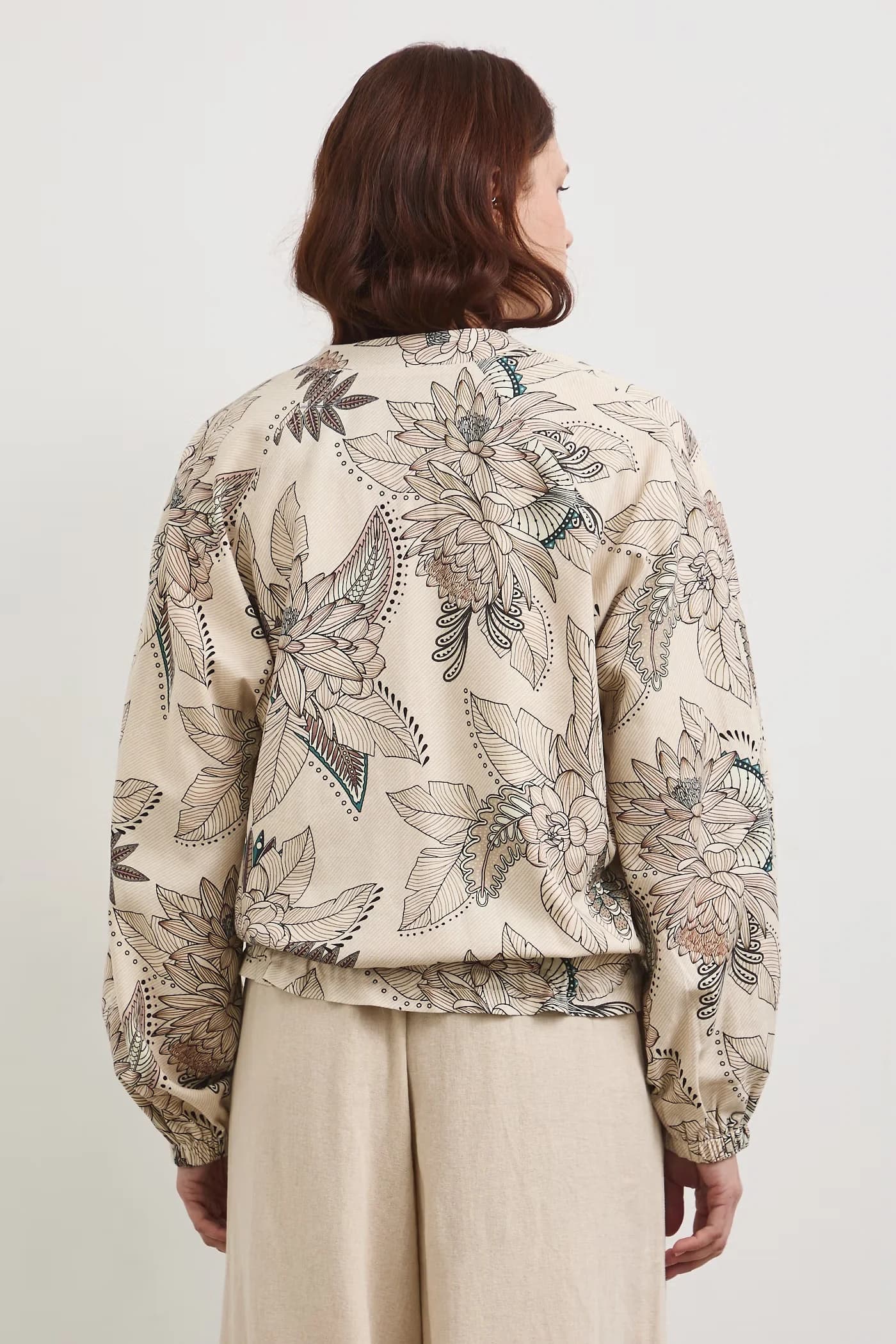 Льняной бомбер - фото 3