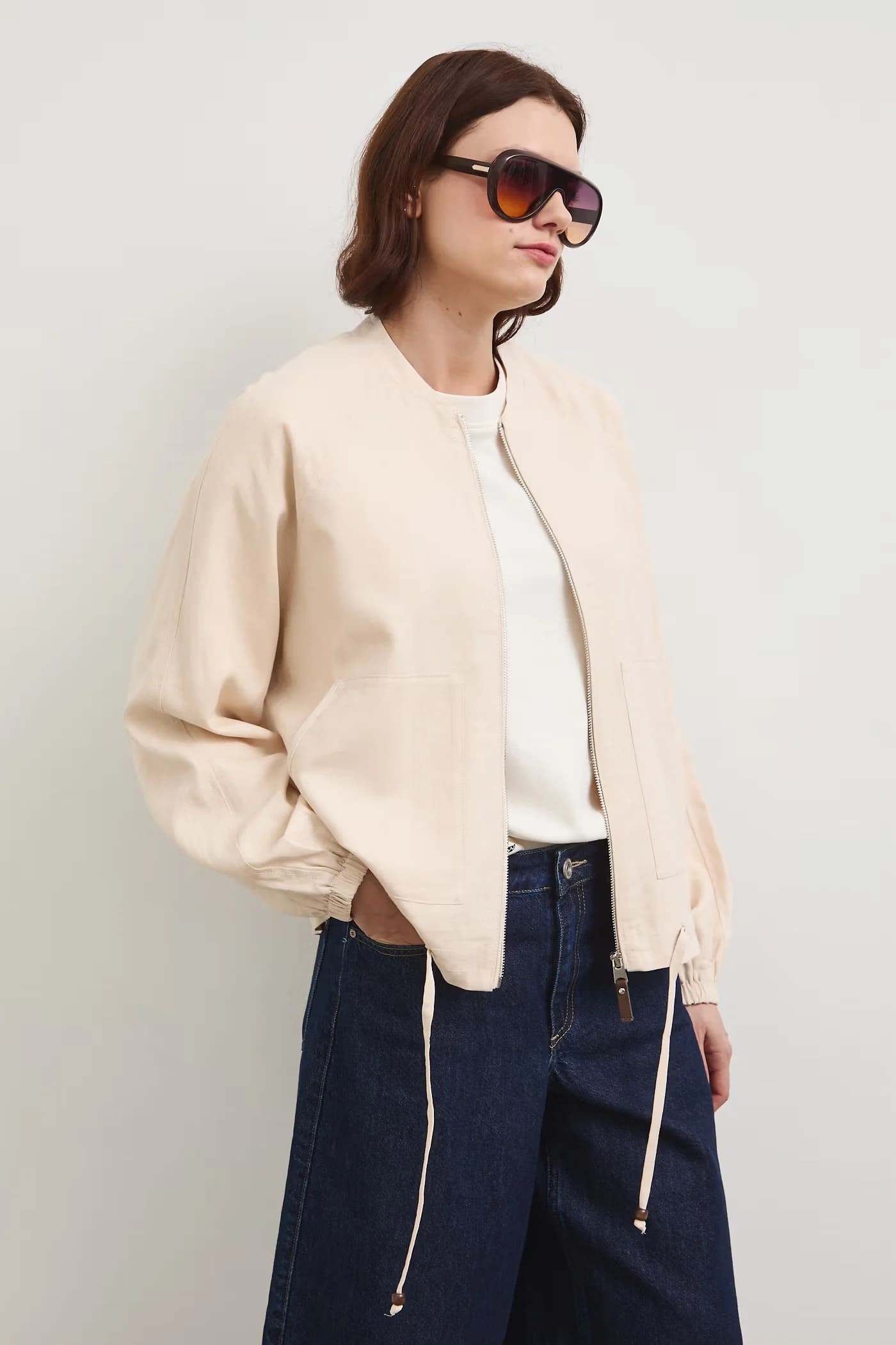 Льняной бомбер - фото 2