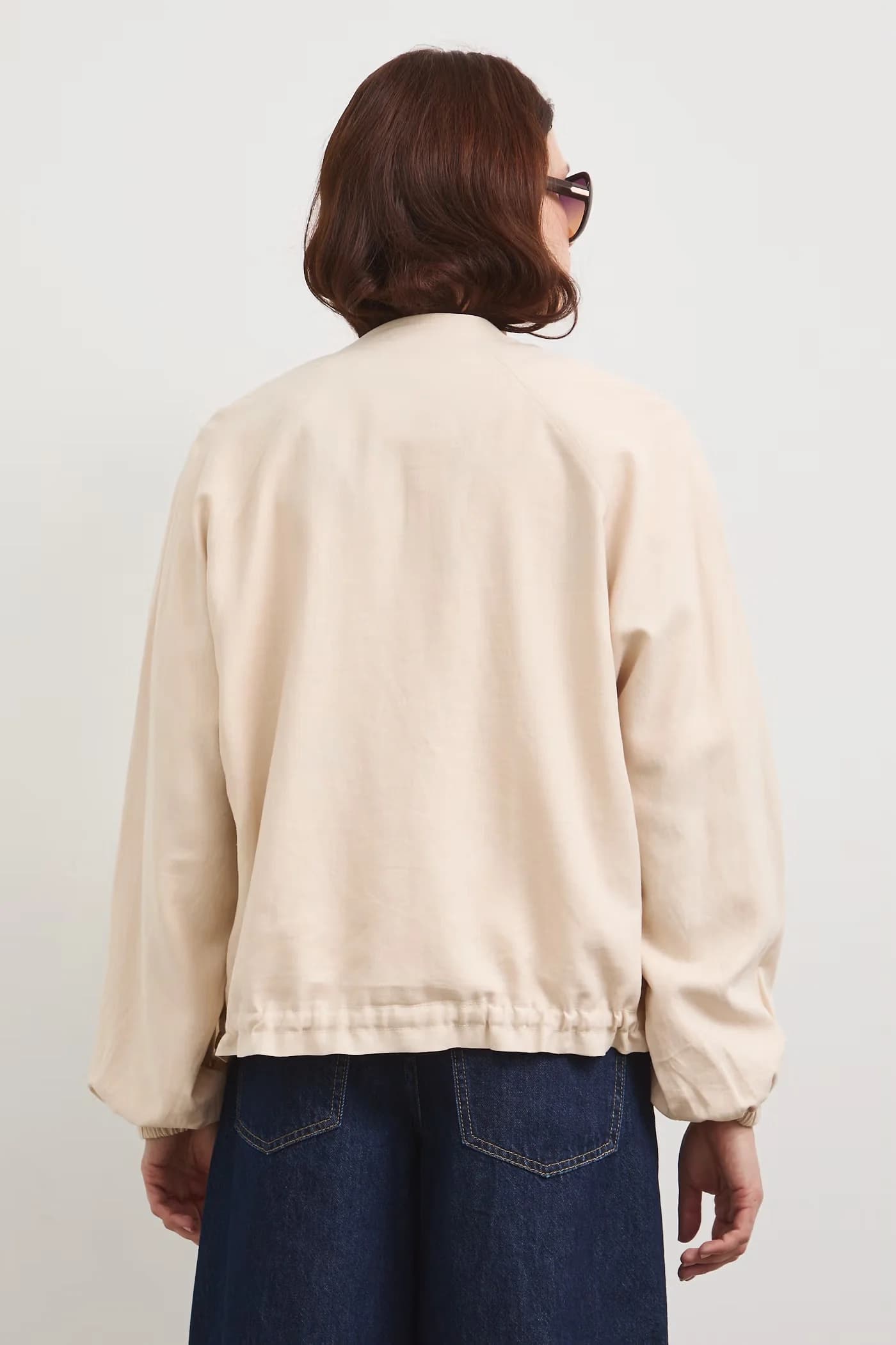 Льняной бомбер - фото 3