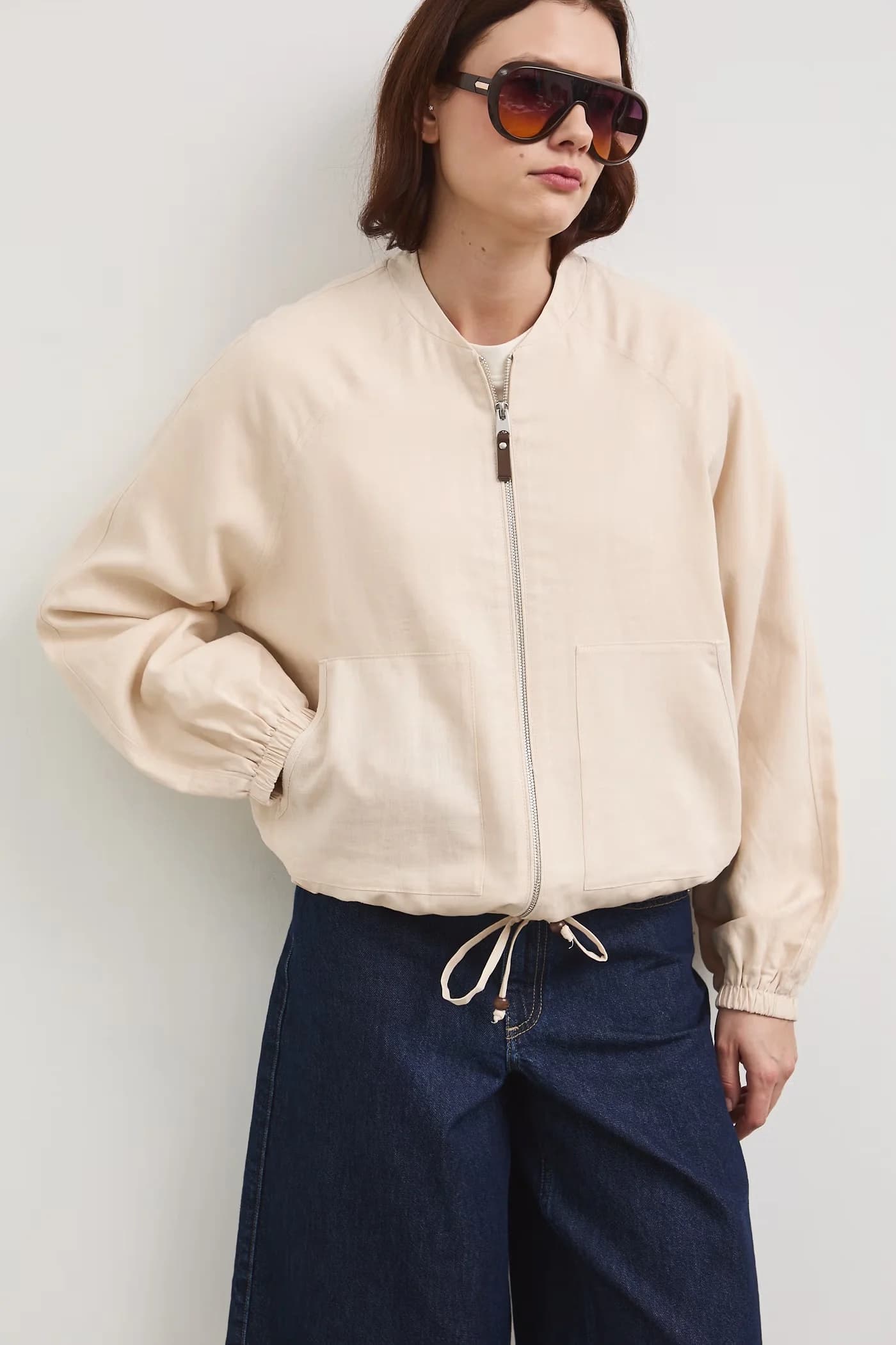 Льняной бомбер - фото 4