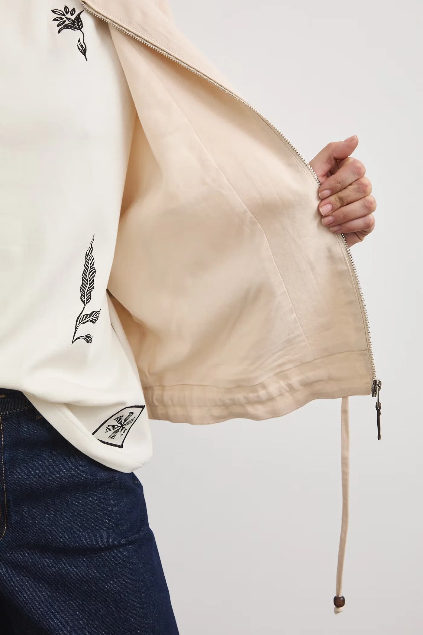 Льняной бомбер - фото 7