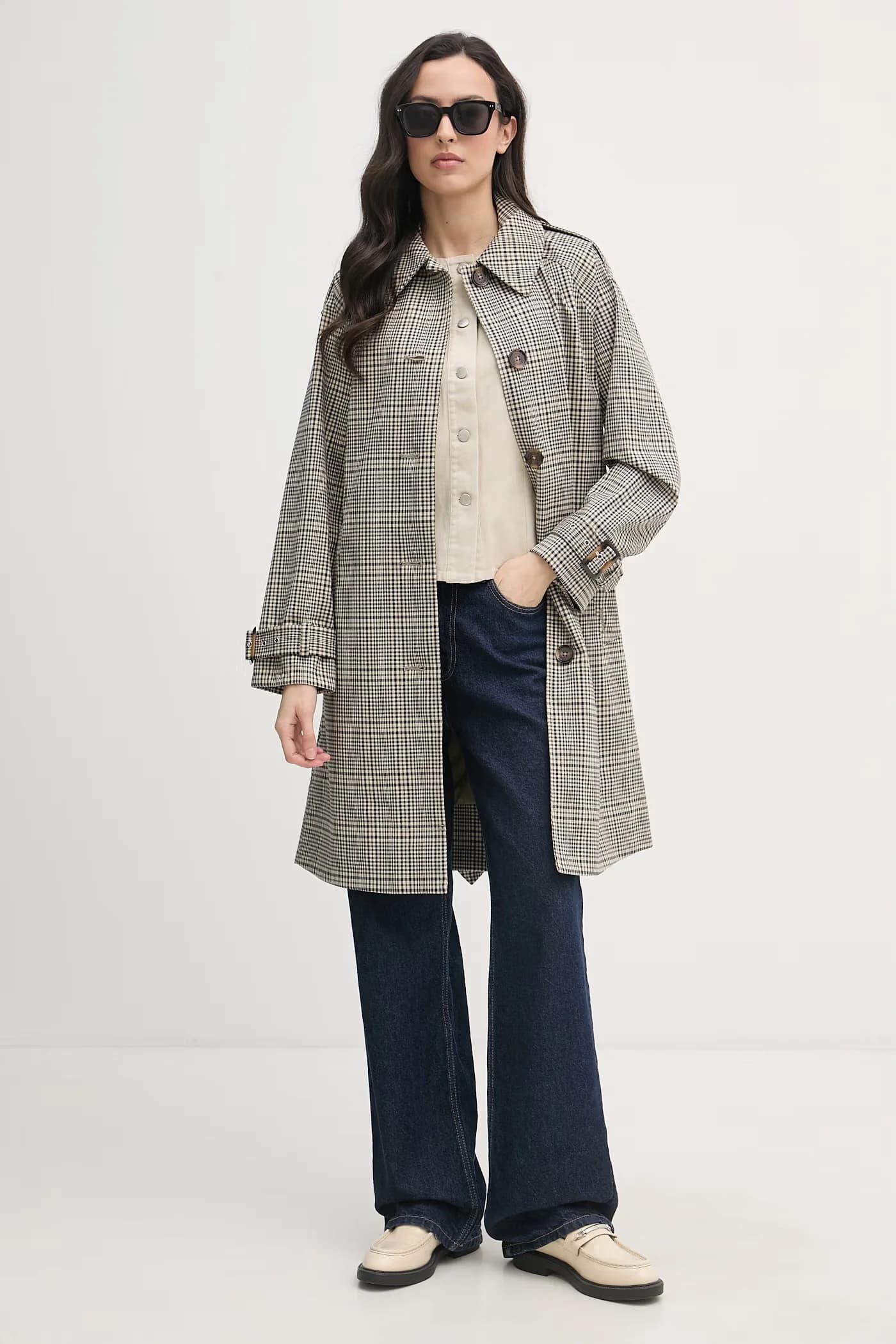 Женский однобортный хлопковый жилет Daya - фото 2