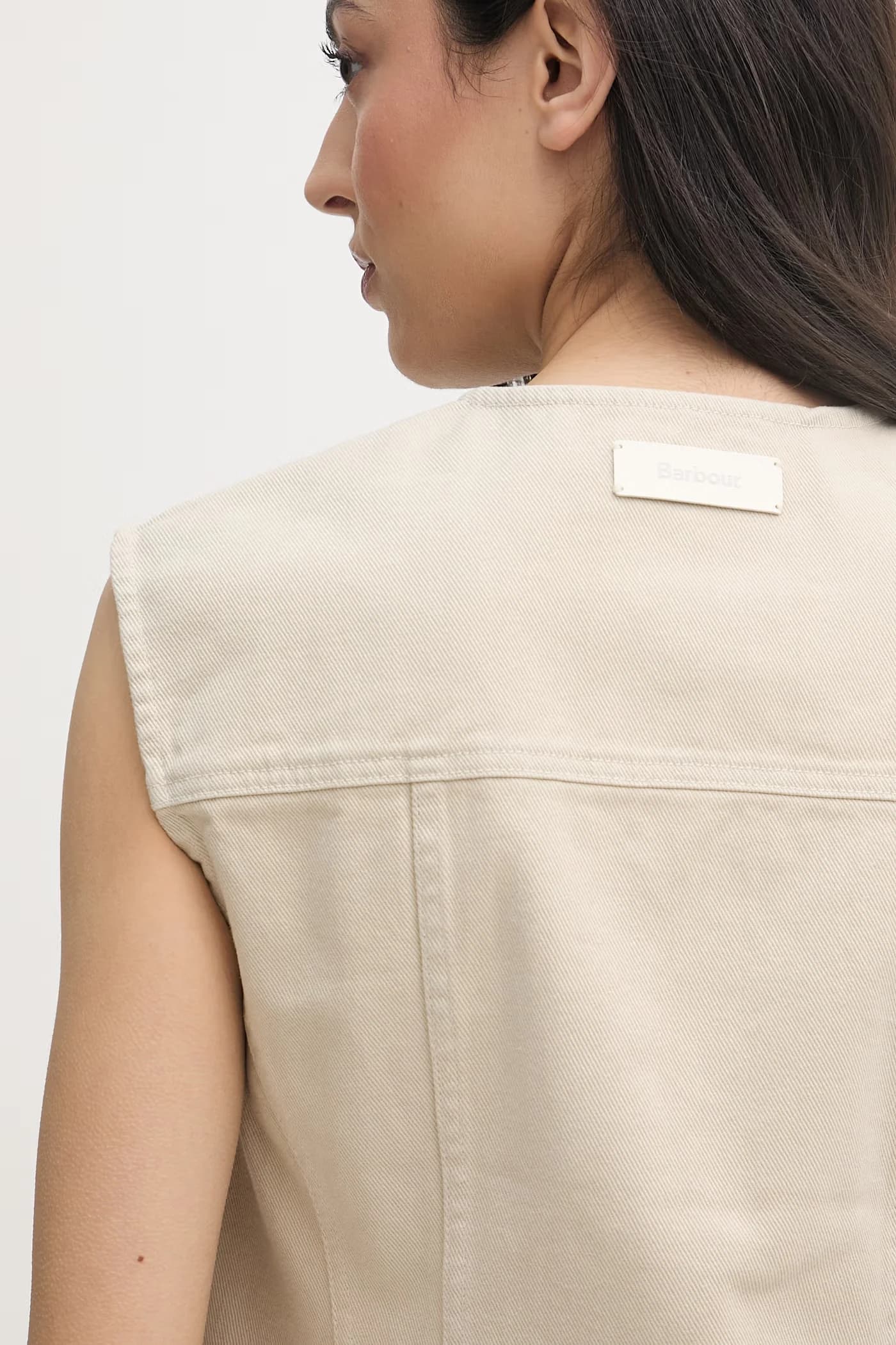 Женский однобортный хлопковый жилет Daya - фото 5