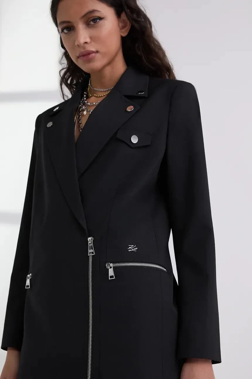 Куртка из смесовой шерсти - фото 2