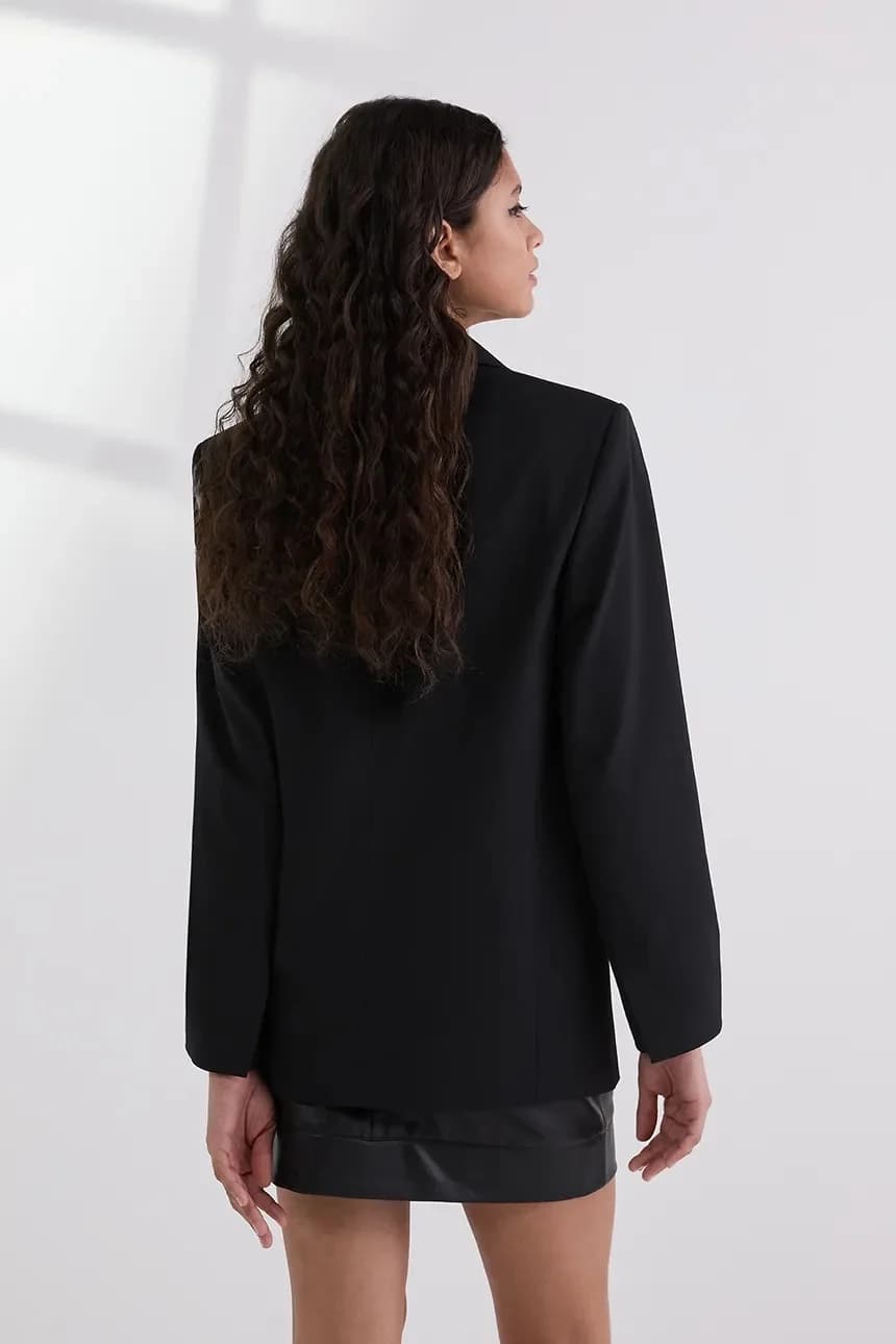 Куртка из смесовой шерсти - фото 3