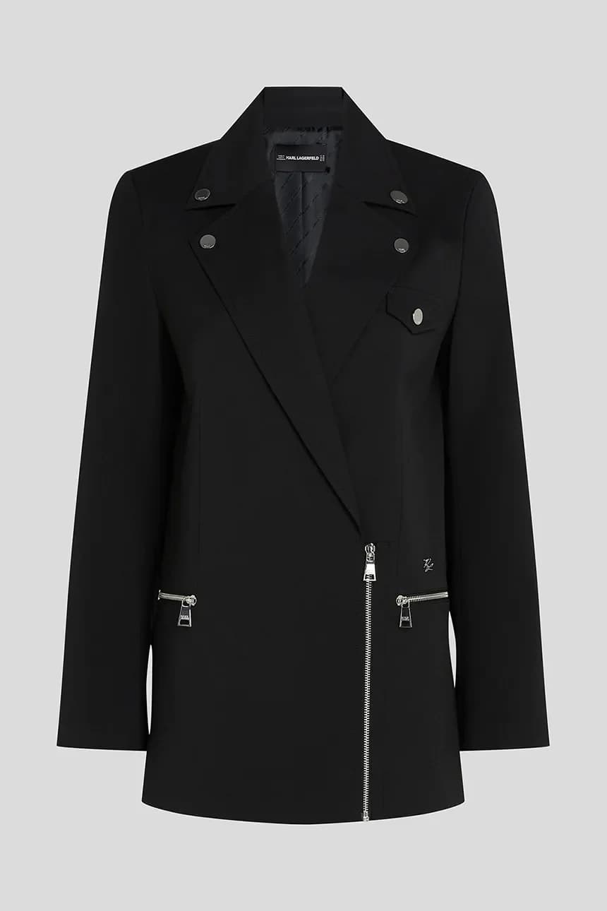 Куртка из смесовой шерсти - фото 5