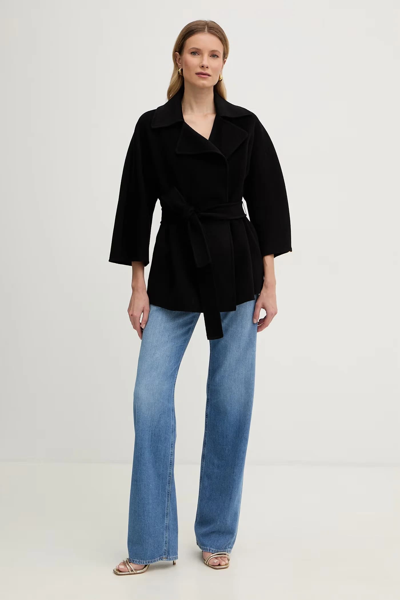 Женское шерстяное пальто - фото 2