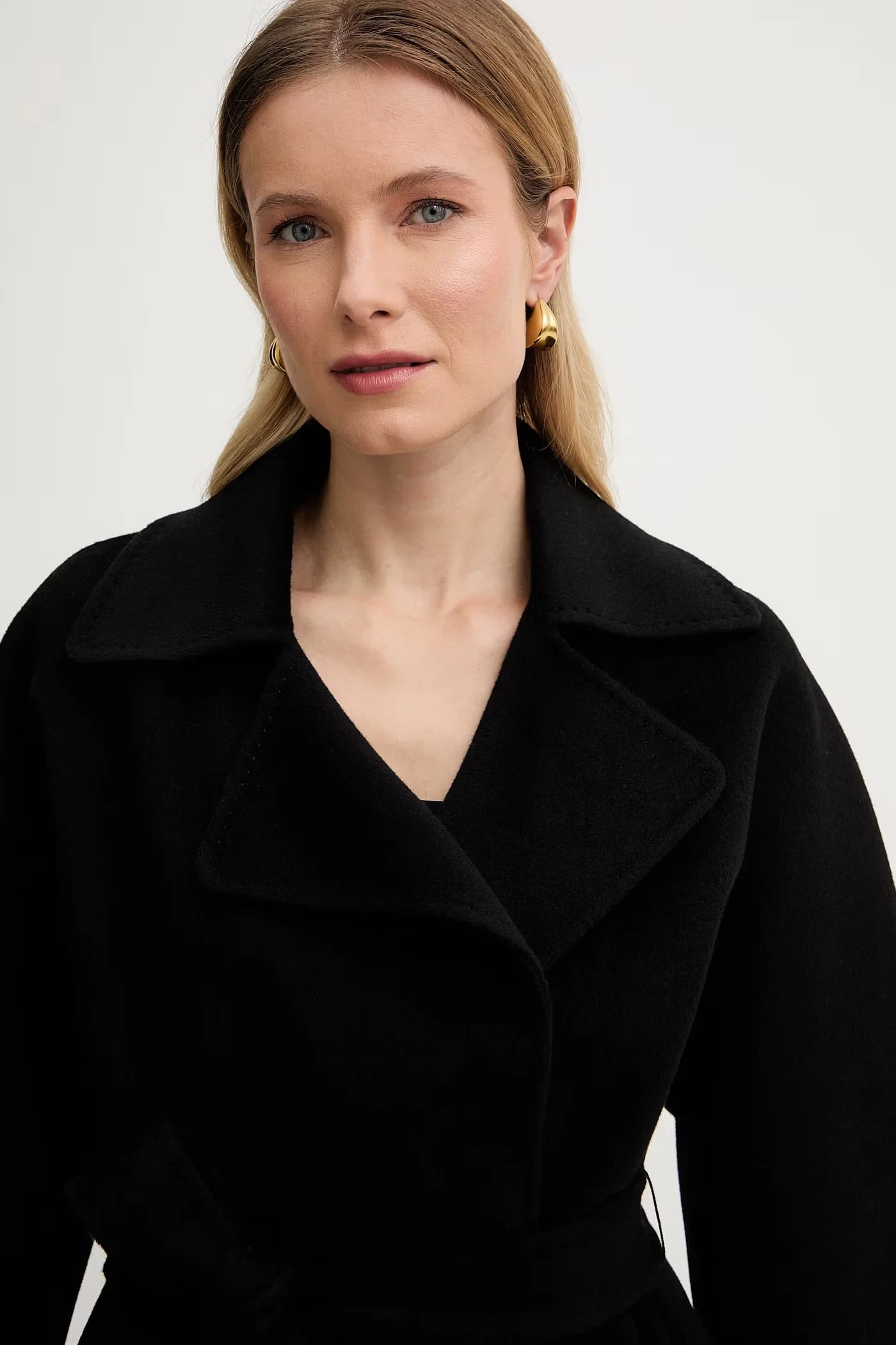 Женское шерстяное пальто - фото 4