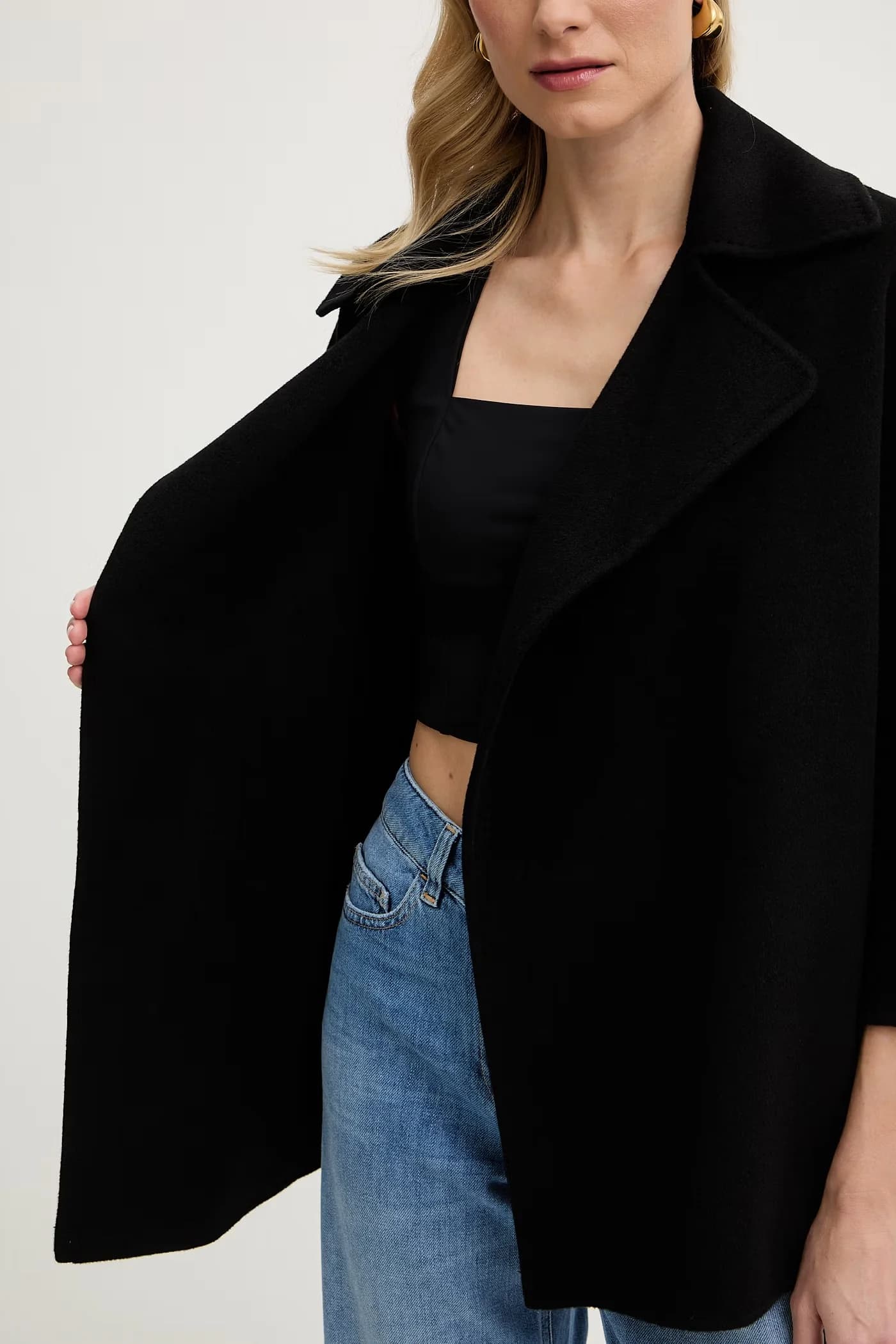 Женское шерстяное пальто - фото 7