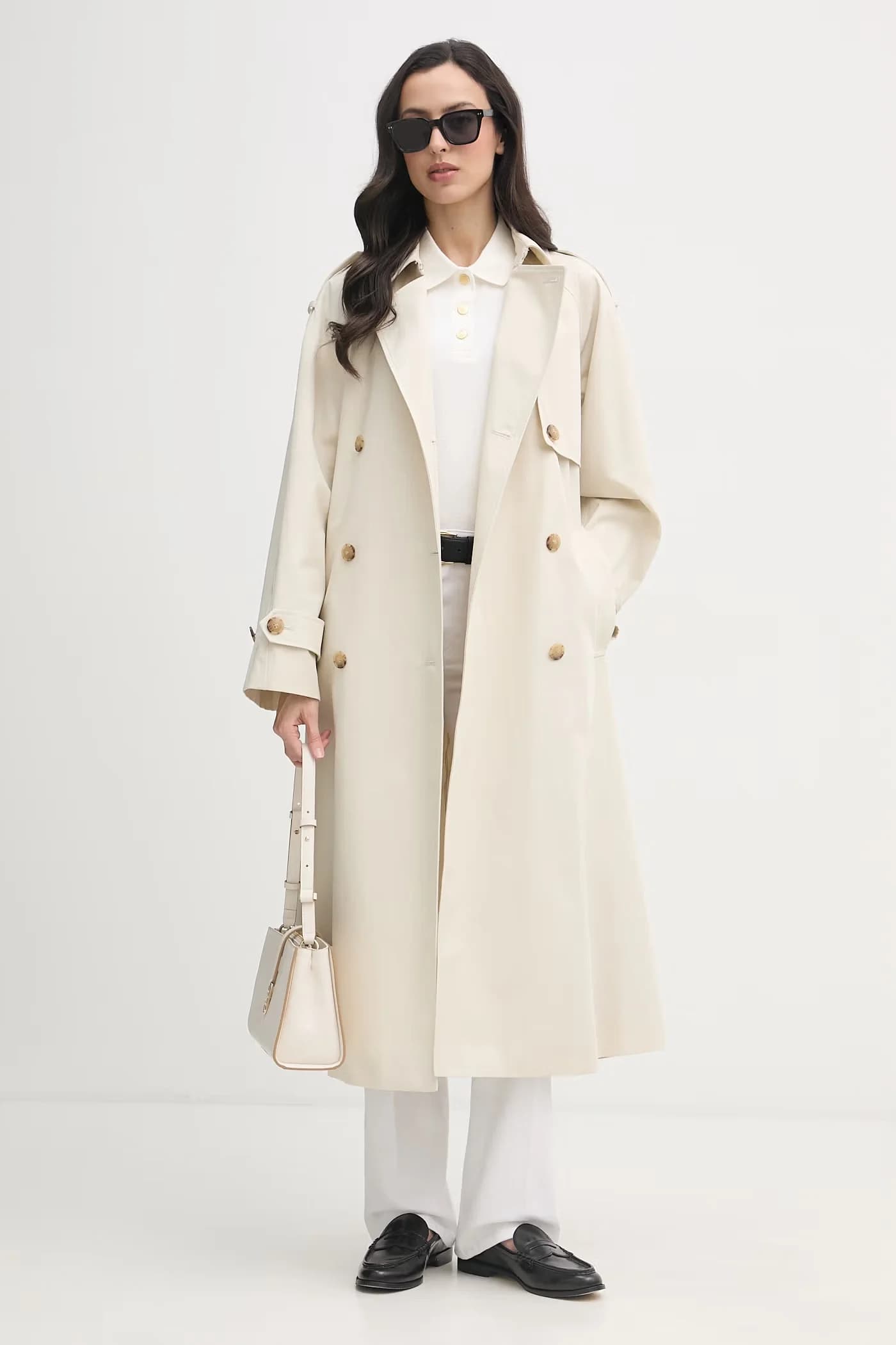 Женский тренч из хлопка - фото 2