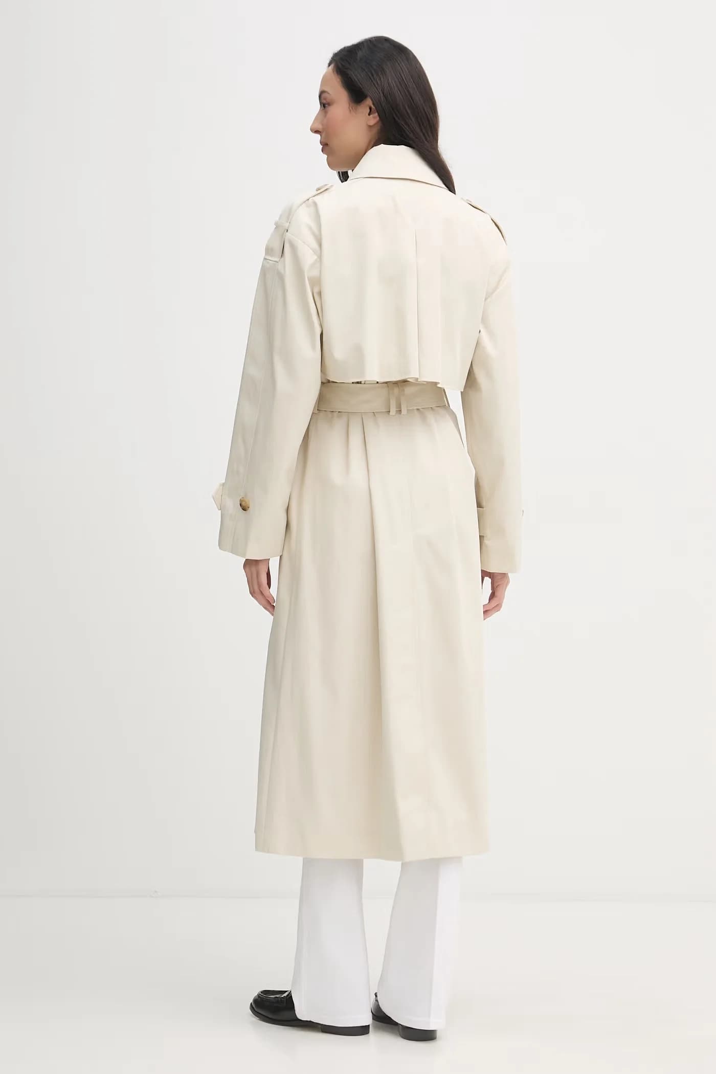 Женский тренч из хлопка - фото 3