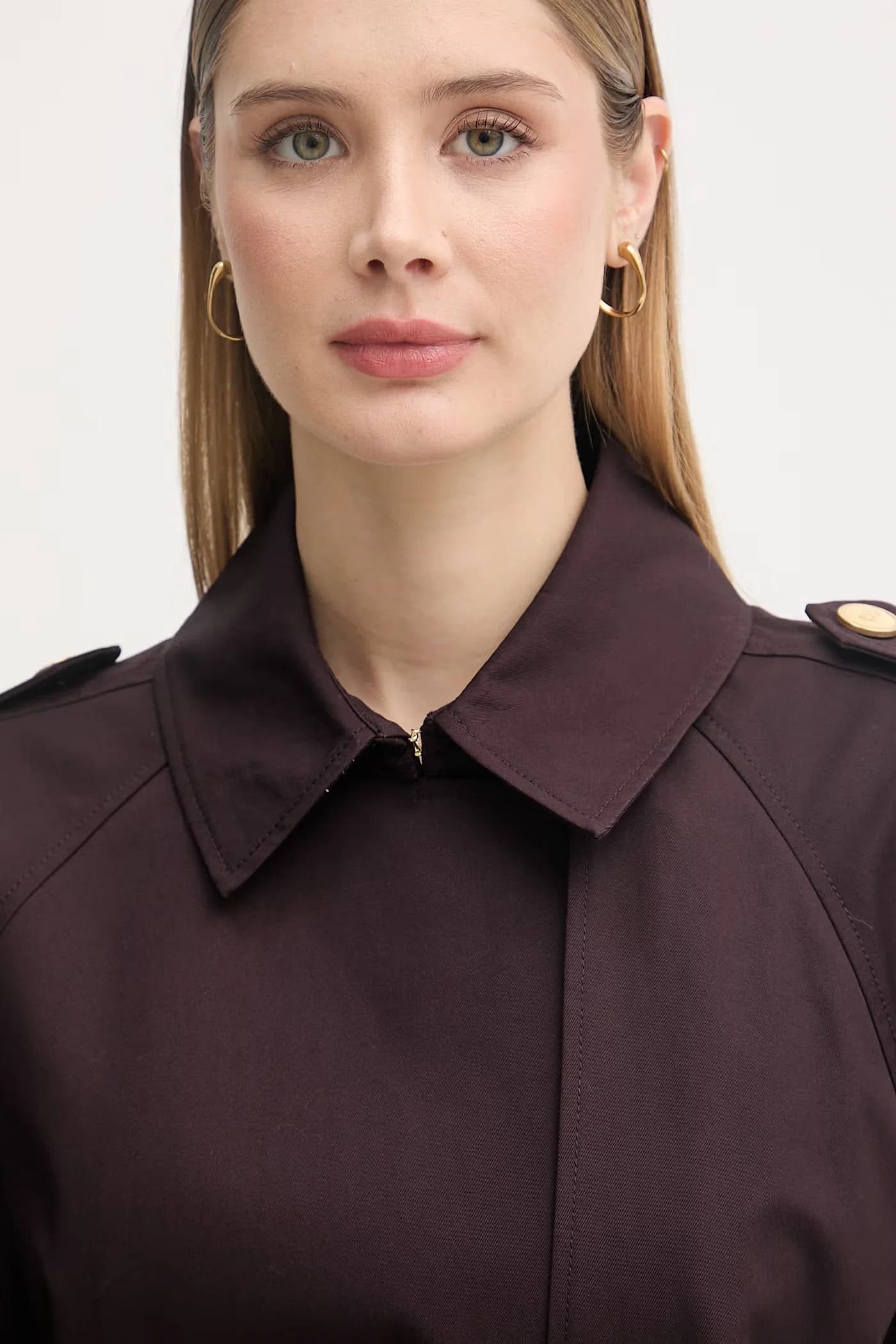 Женский тренч из хлопка - фото 4