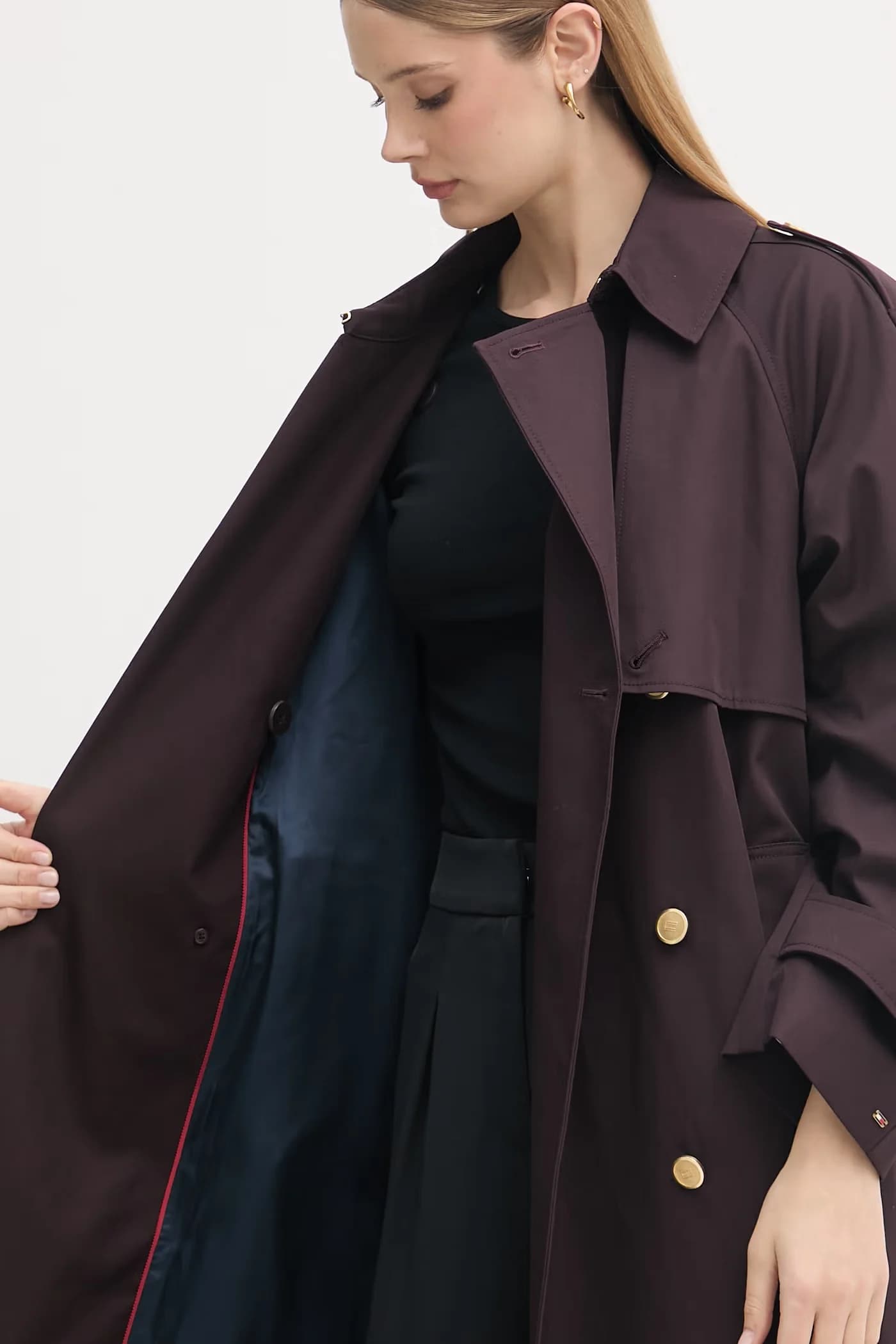 Женский тренч из хлопка - фото 6