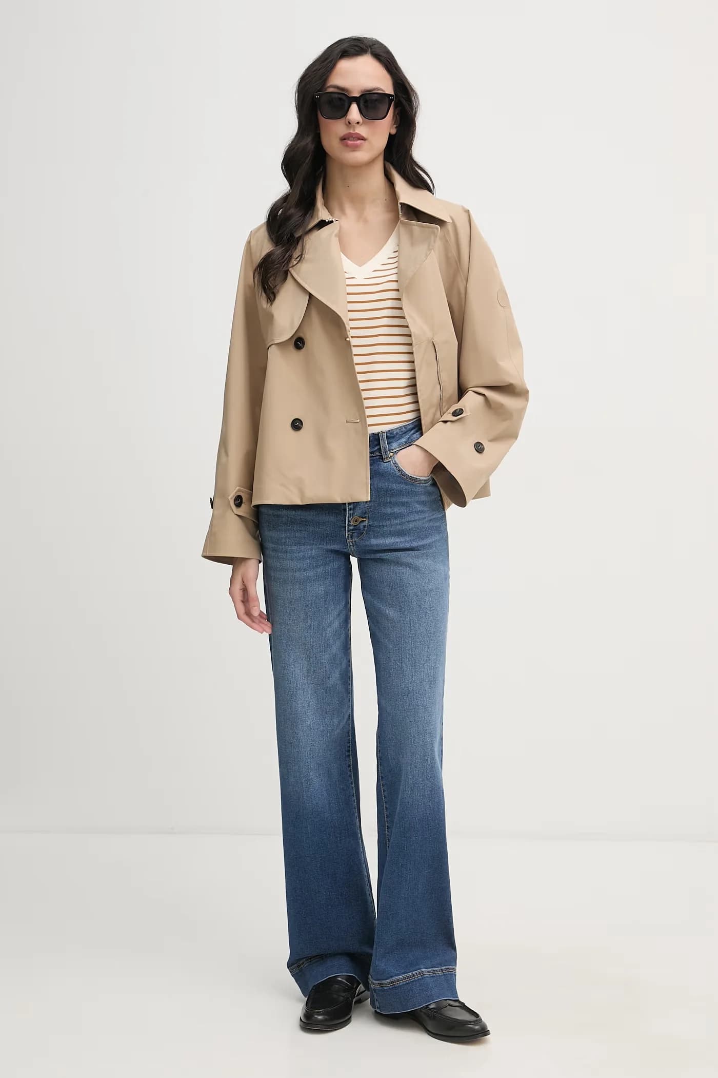 GARBO короткий женский тренч - фото 2