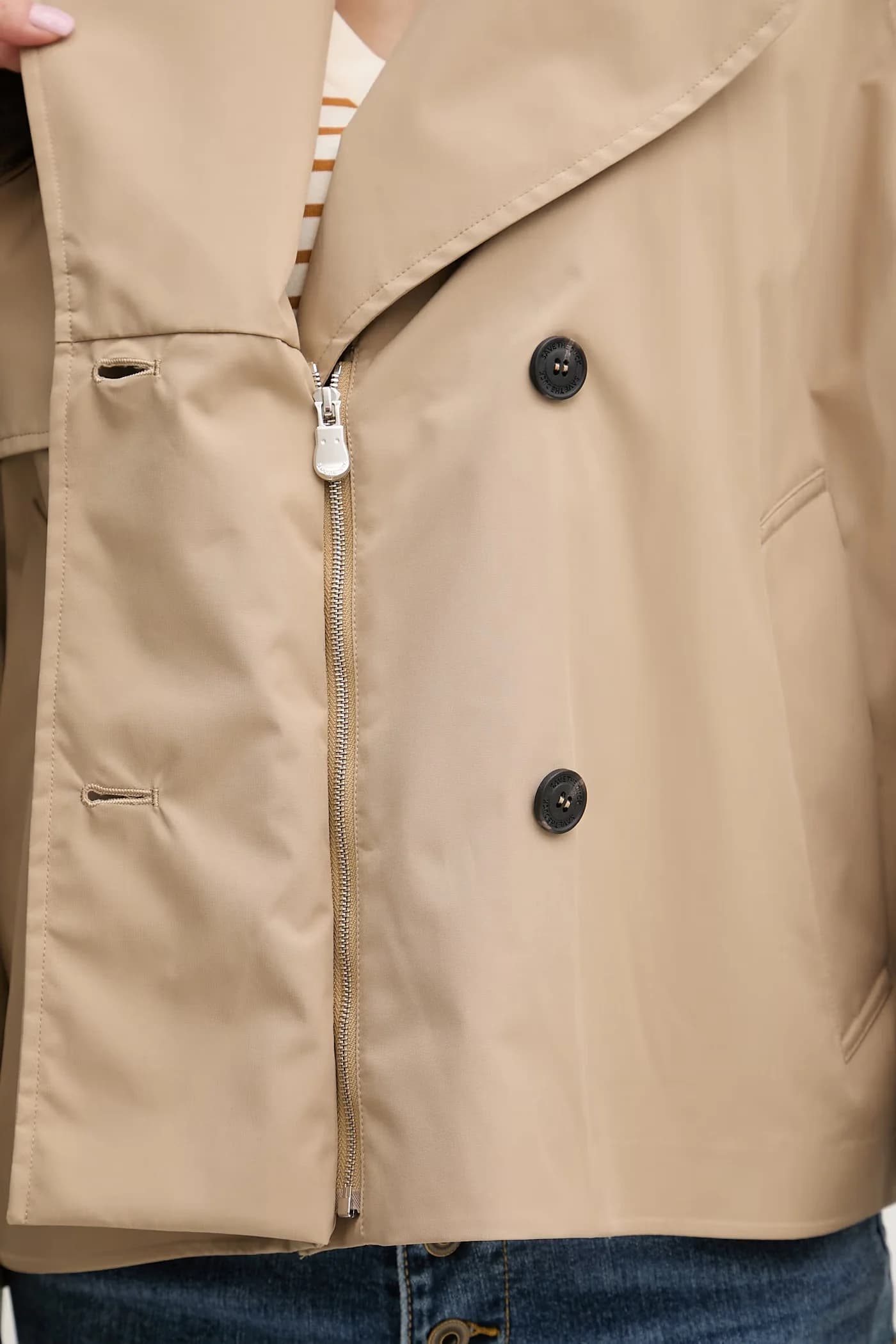 GARBO короткий женский тренч - фото 6