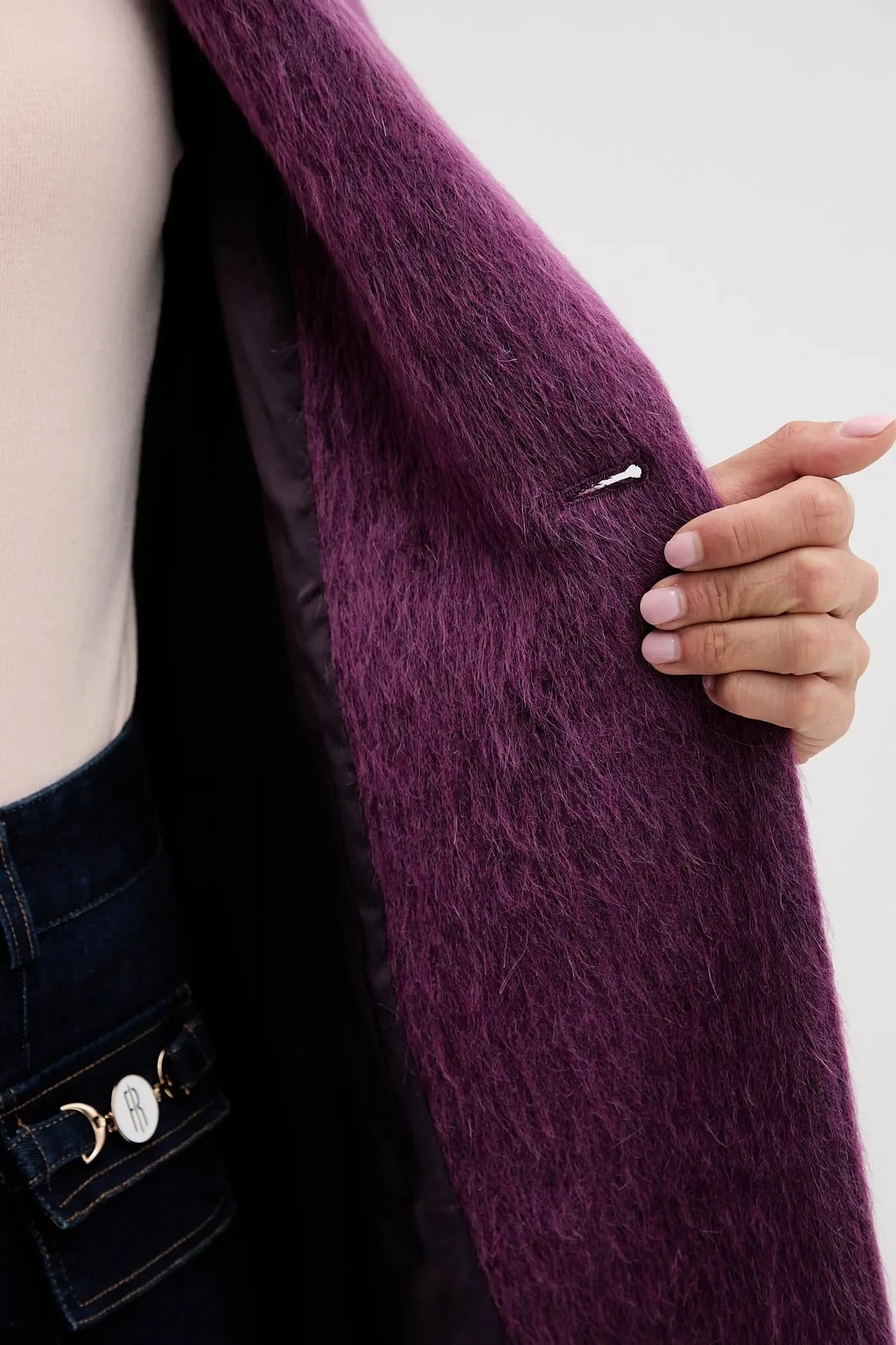 Пальто с добавлением шерсти - фото 6