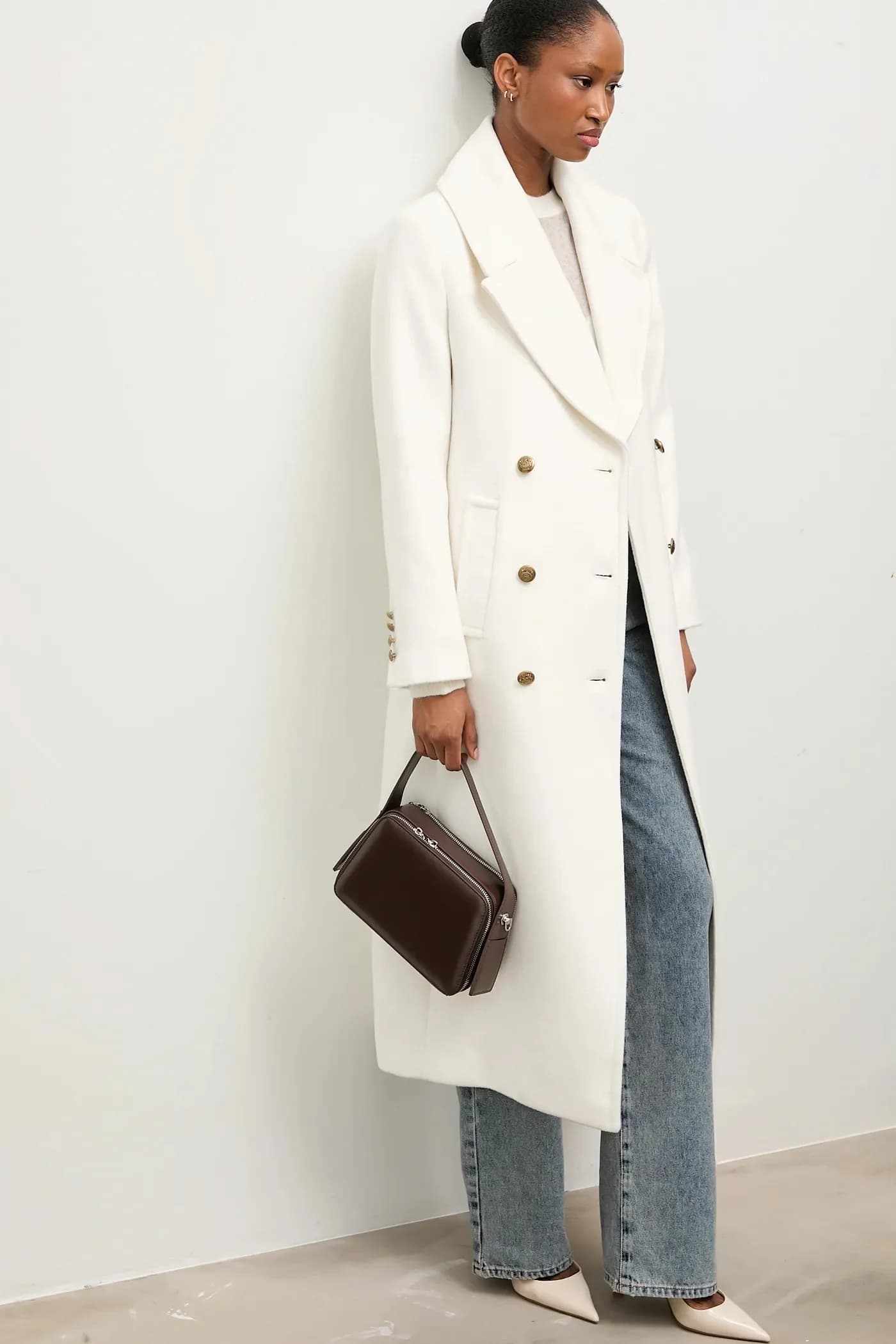 Шерстяное пальто Answear Lab - фото 4