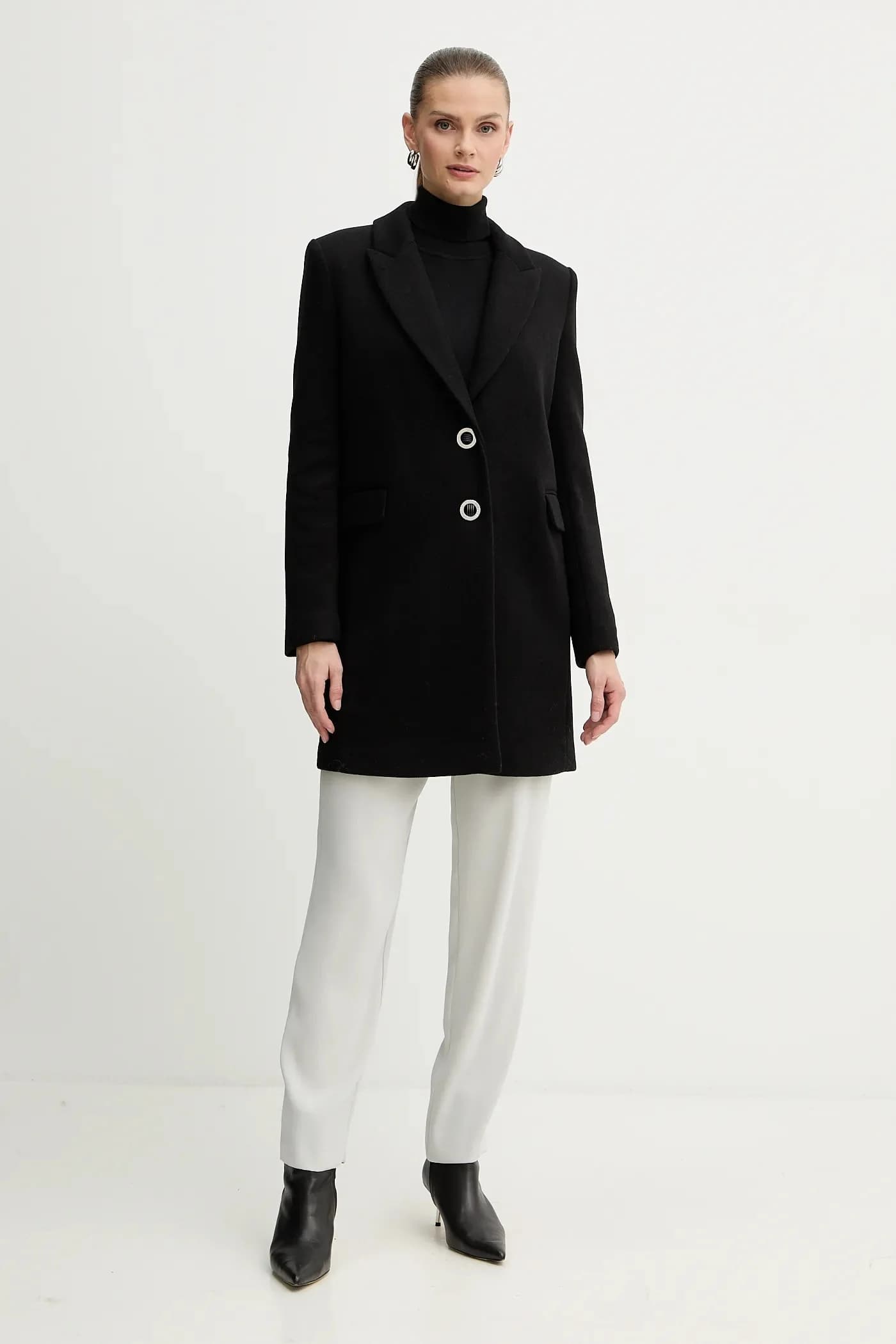 Пальто с добавлением шерсти - фото 2