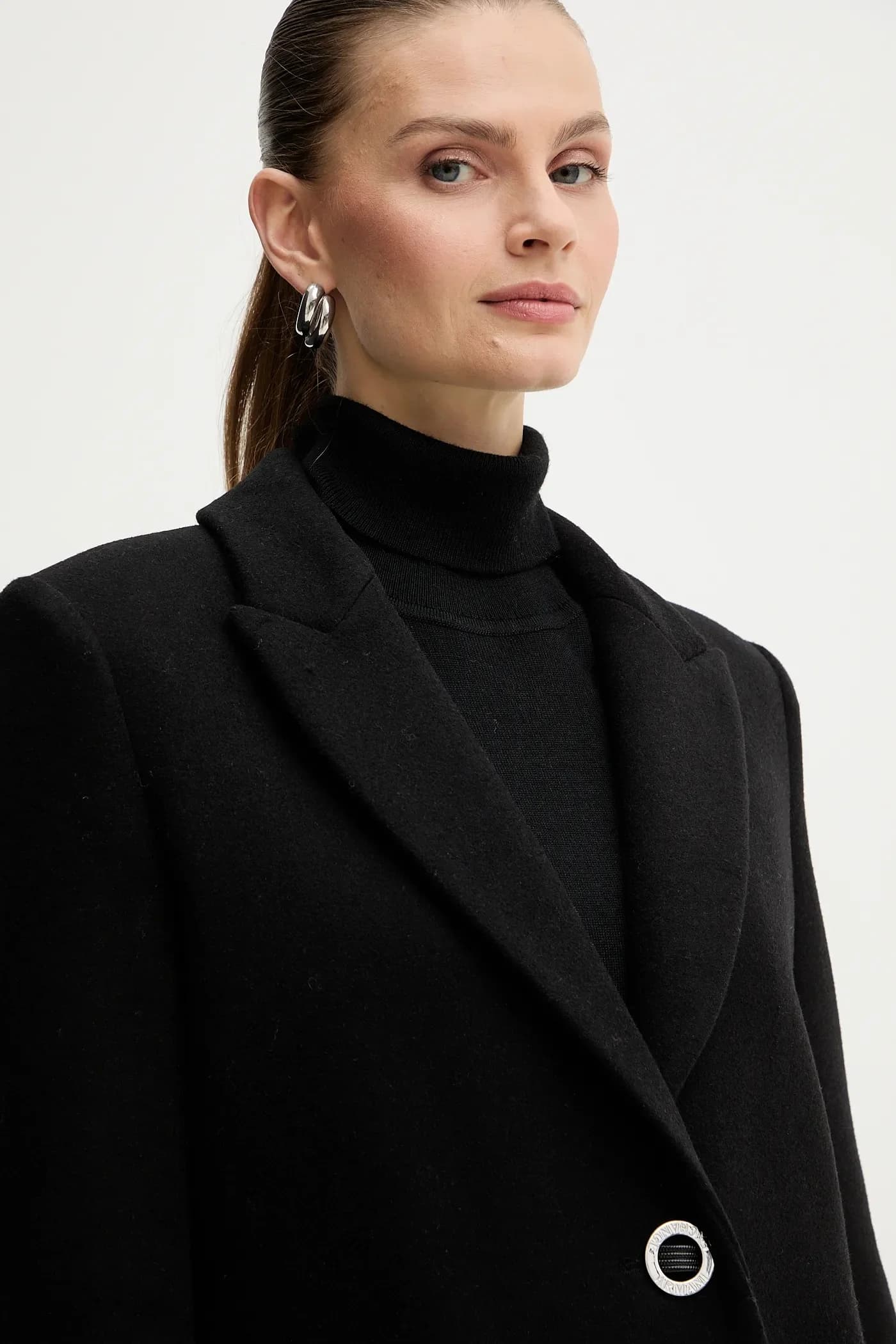 Пальто с добавлением шерсти - фото 4