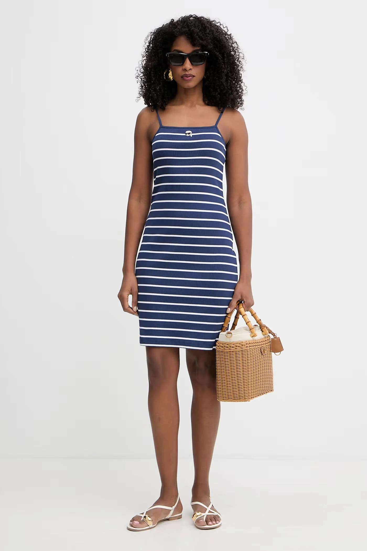 Облегающее платье IKON из хлопка с эластаном - фото 2