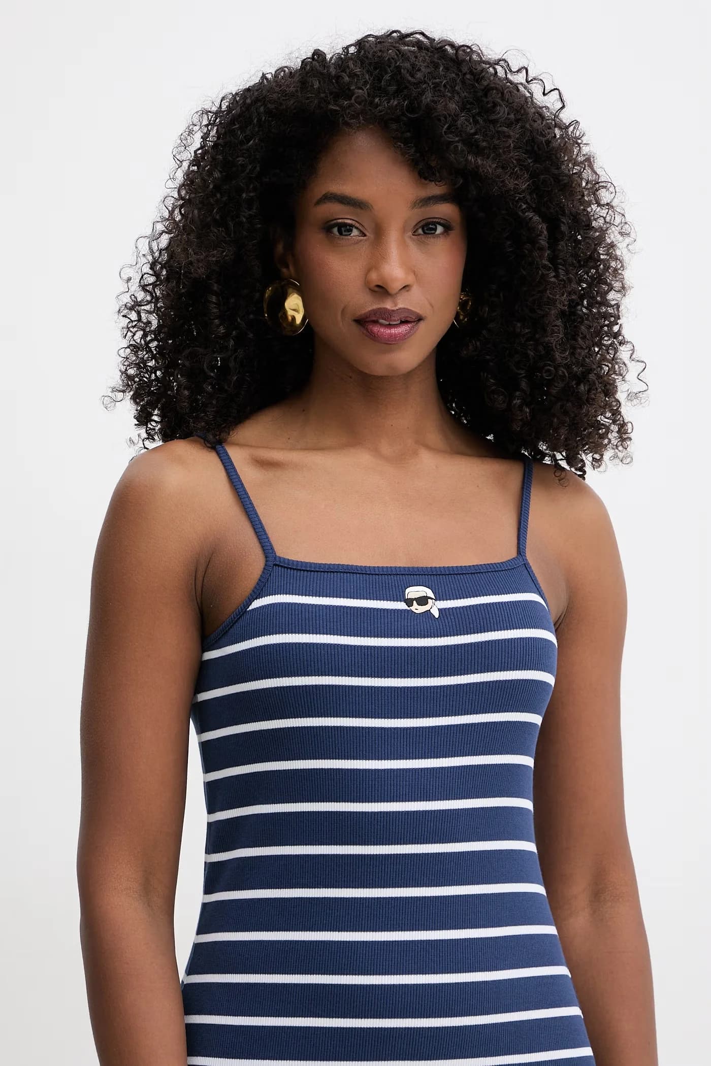 Облегающее платье IKON из хлопка с эластаном - фото 4