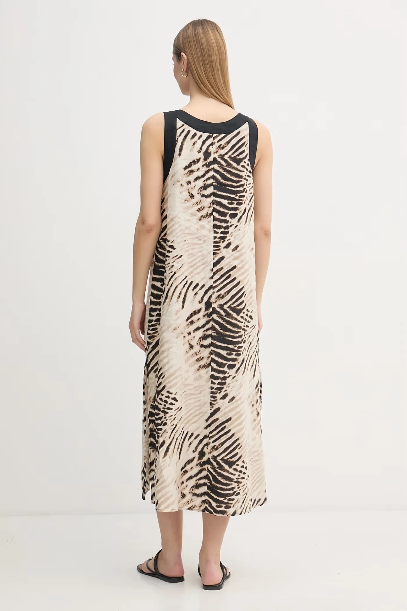 Льняное летнее платье - фото 3