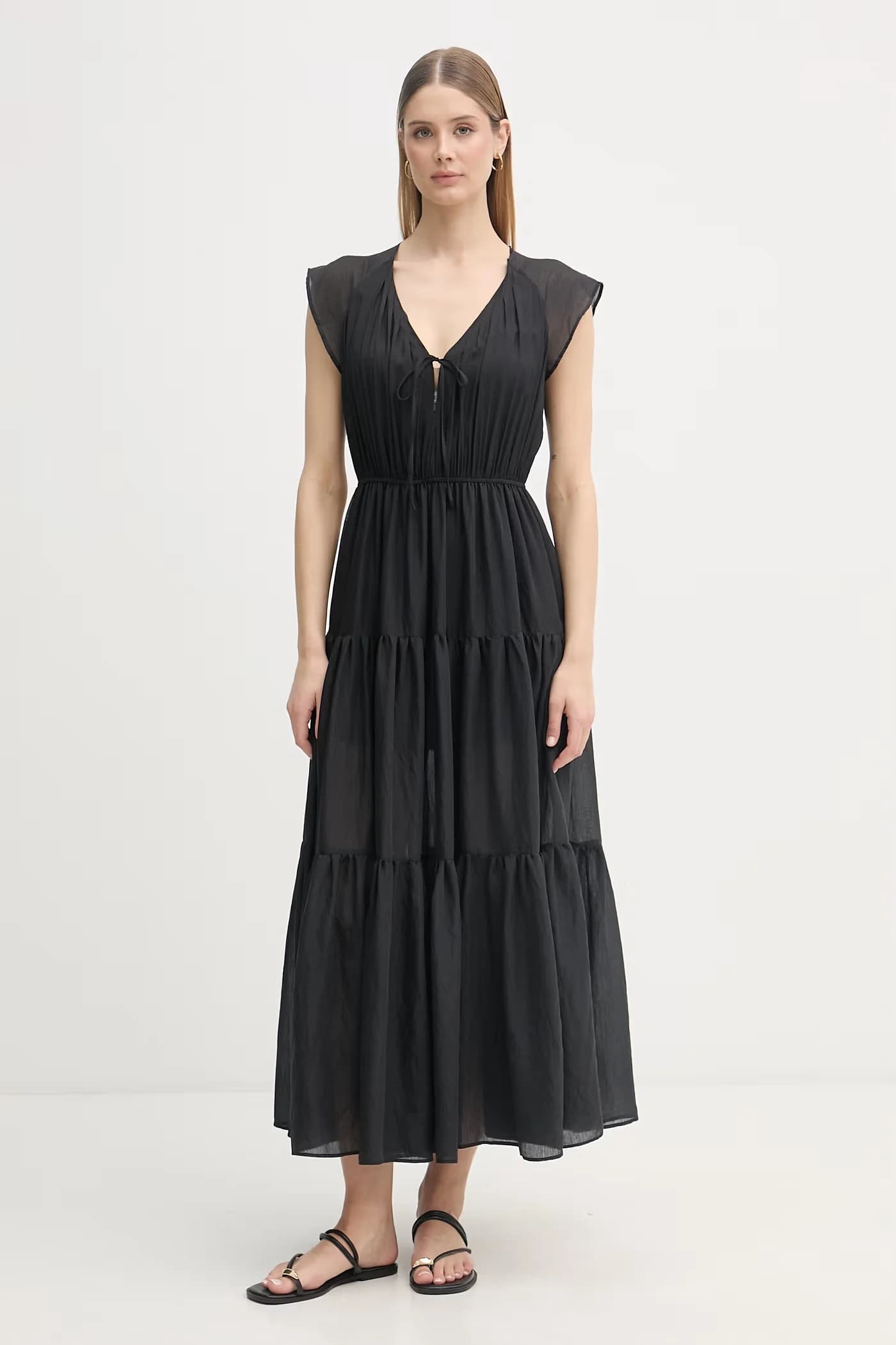 Платье в стиле бэби-долл из вискозы