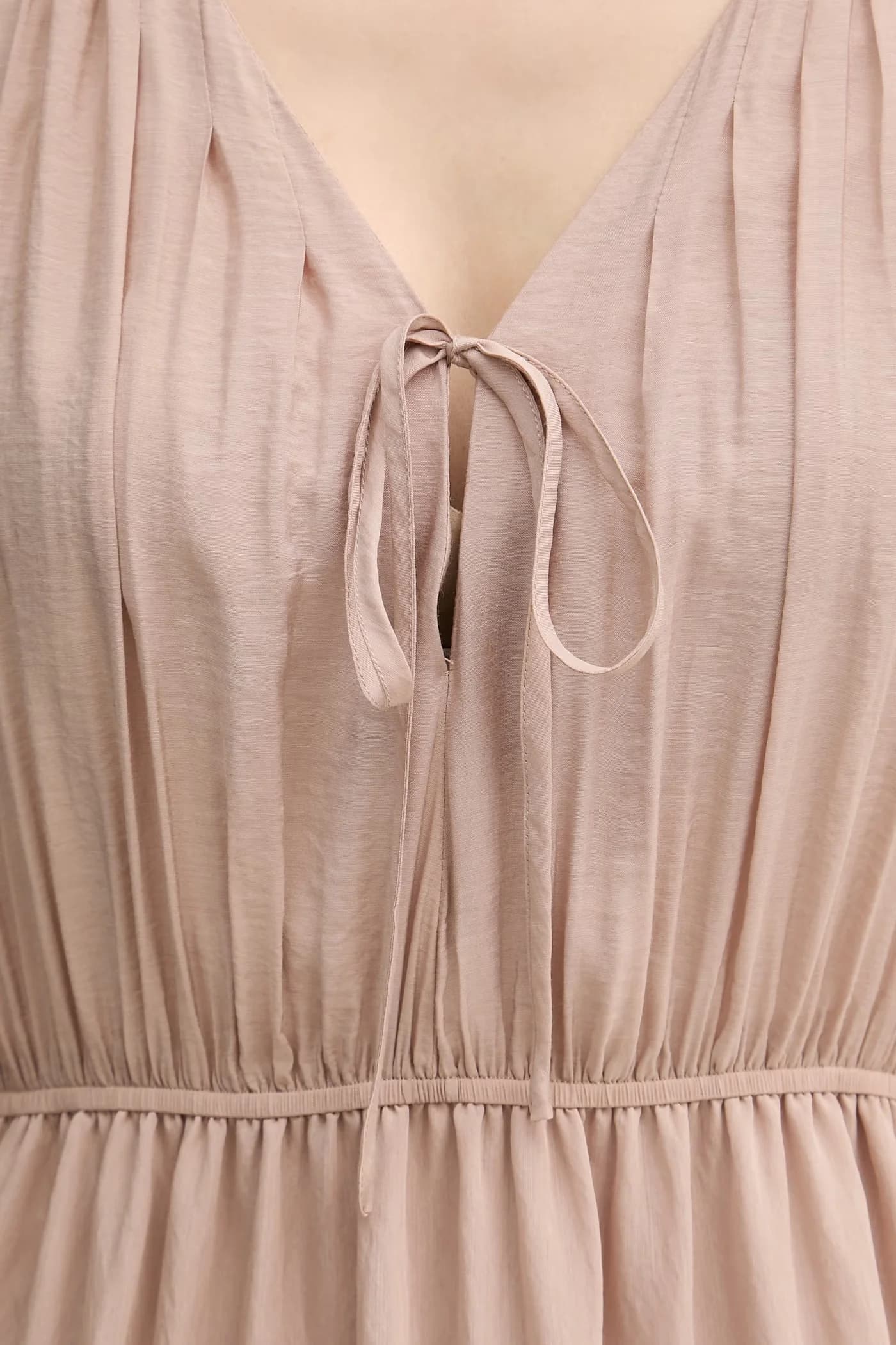 Платье в стиле бэби-долл из вискозы - фото 5