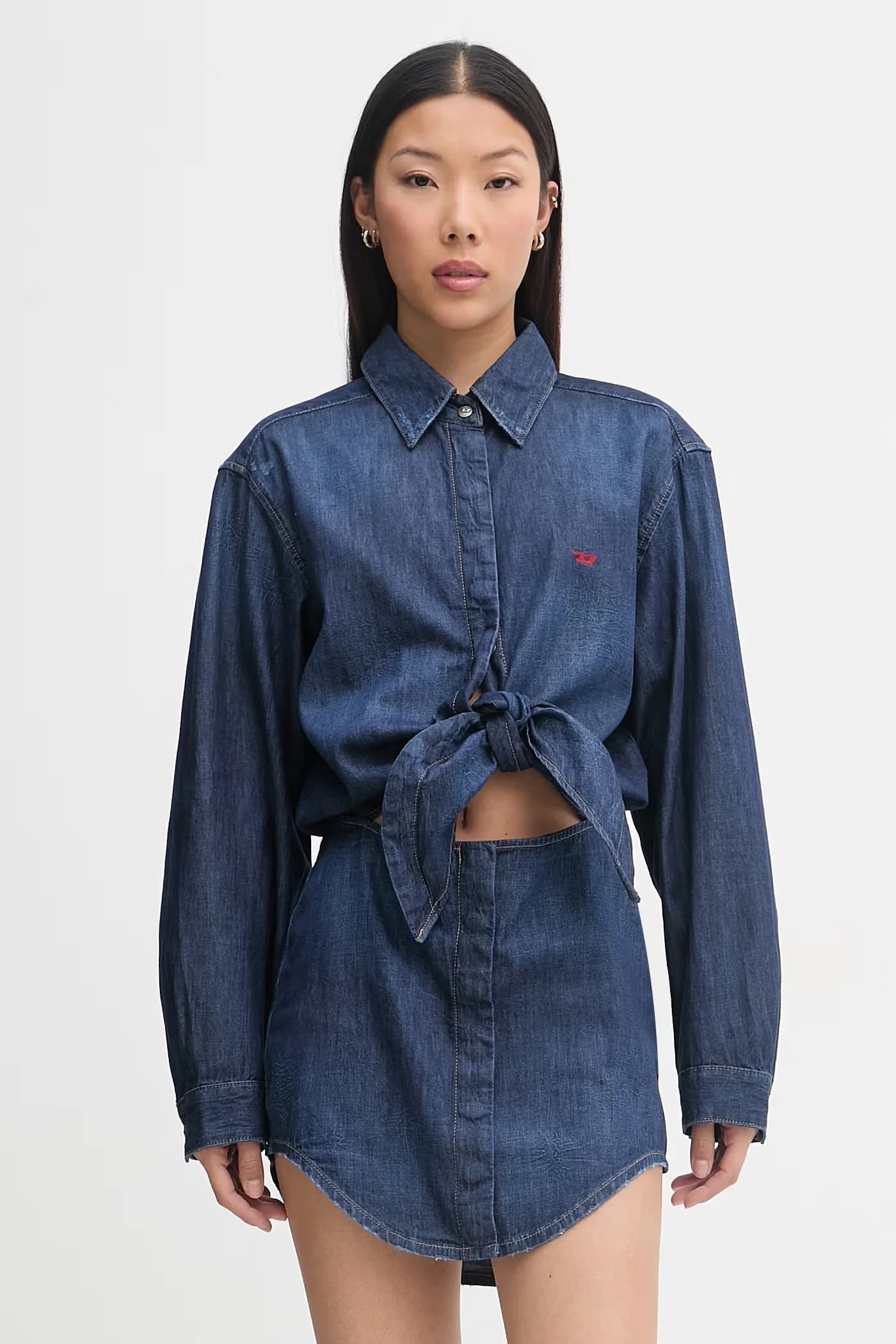 Платье-рубашка DE-SUSAN-D из хлопка