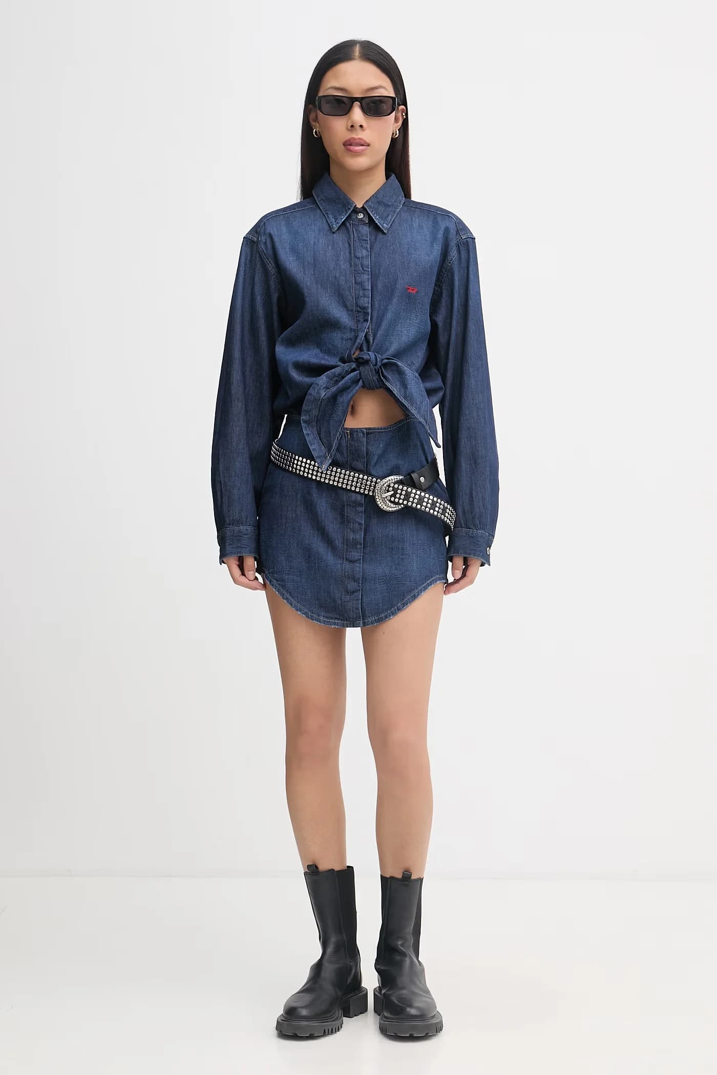 Платье-рубашка DE-SUSAN-D из хлопка - фото 2