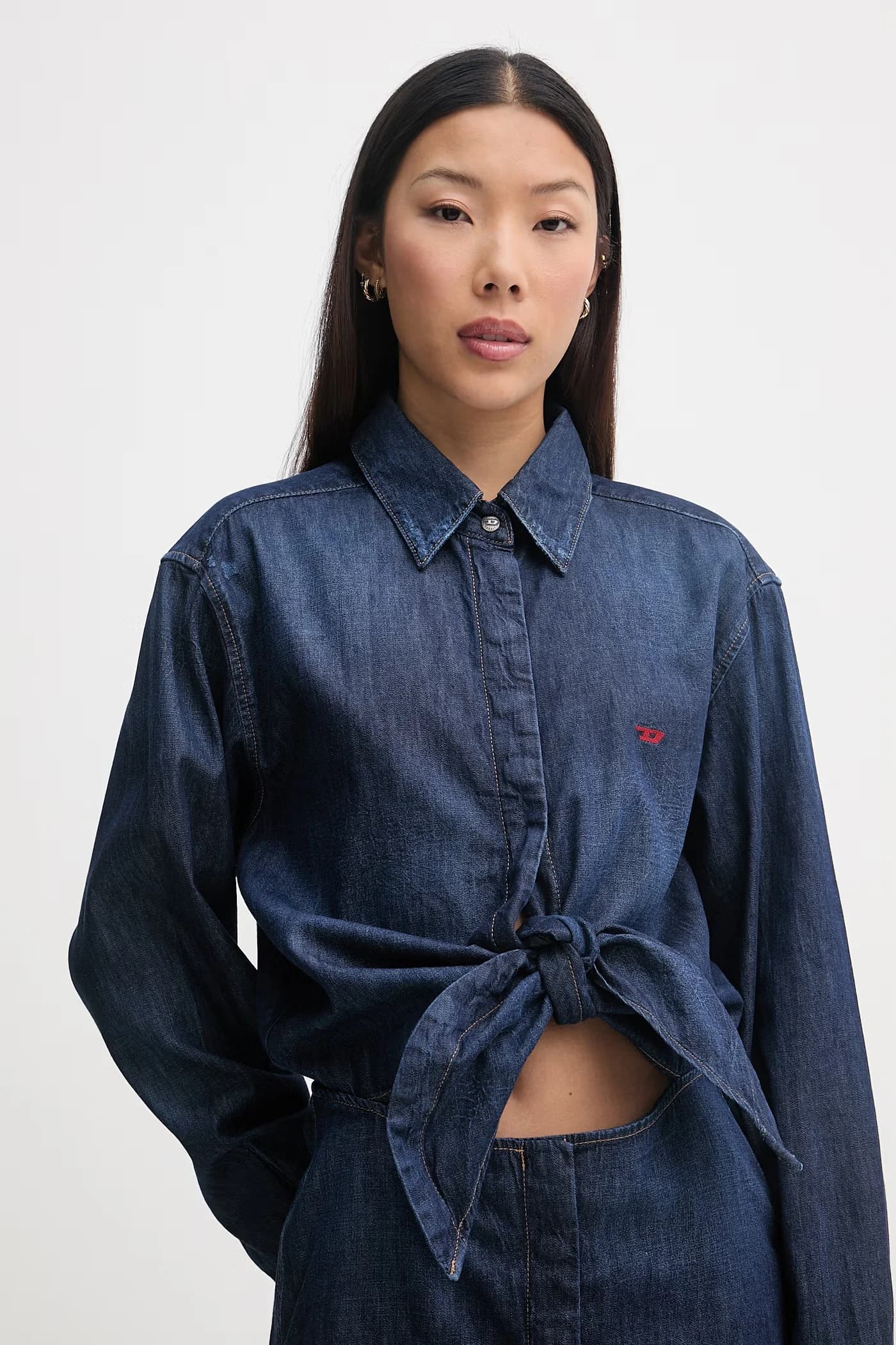 Платье-рубашка DE-SUSAN-D из хлопка - фото 4