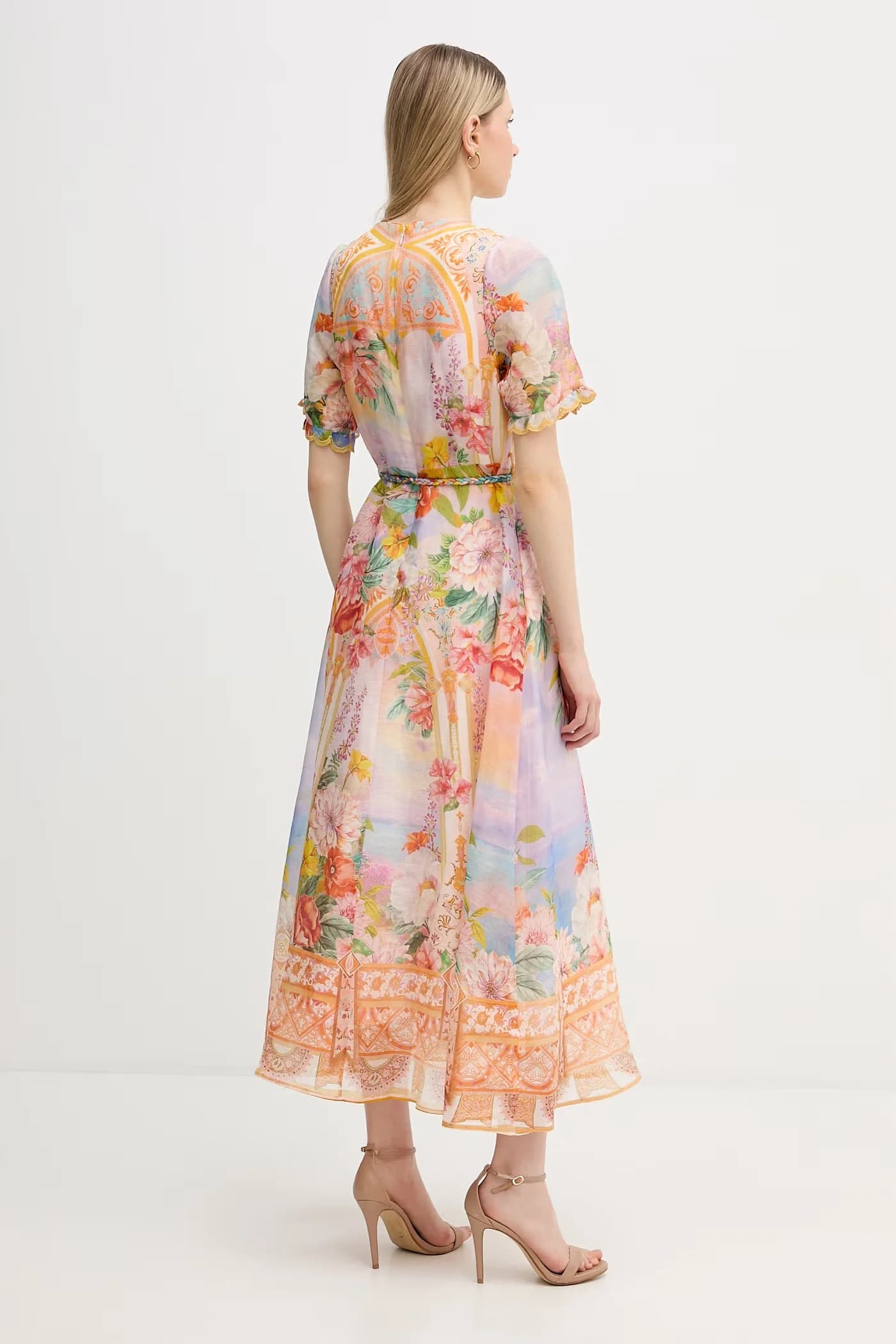 летнее шелковое платье Cyrilla - фото 3