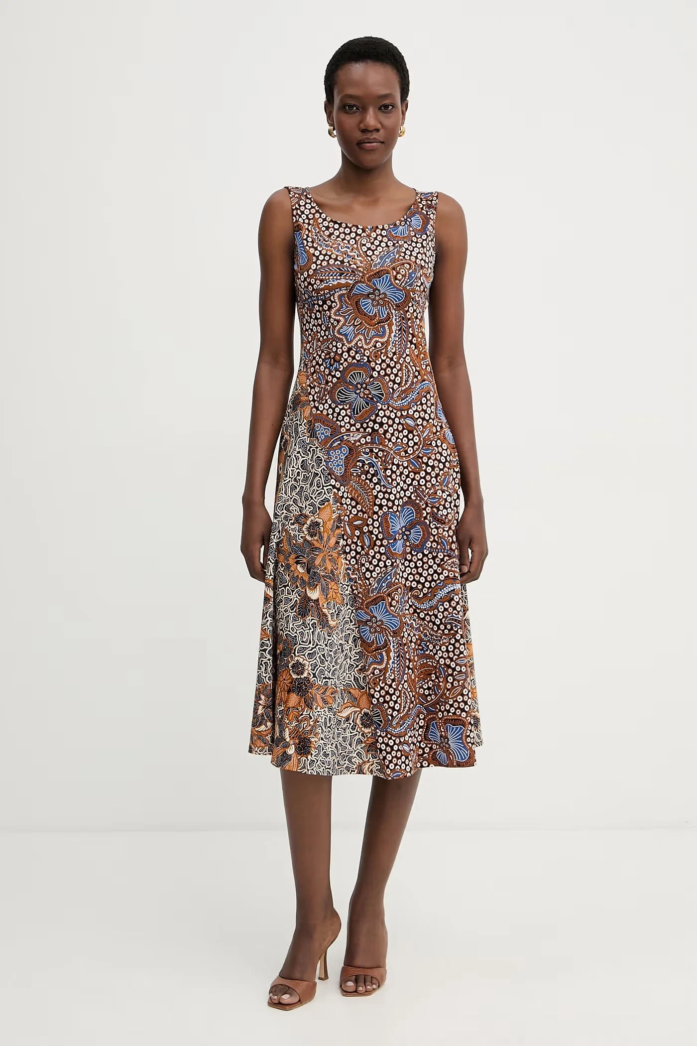 расклешенное платье PAUSA из хлопка