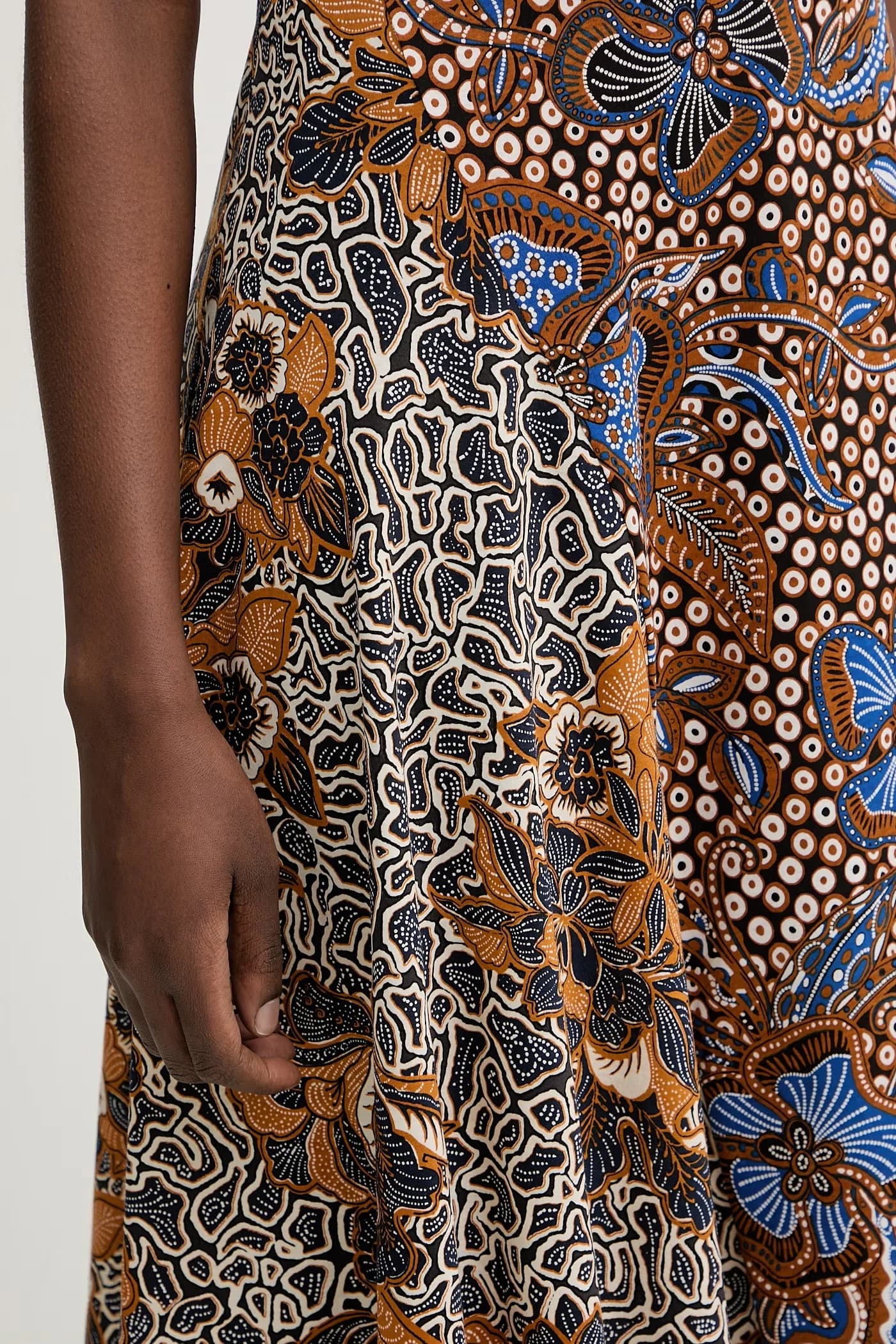 расклешенное платье PAUSA из хлопка - фото 5