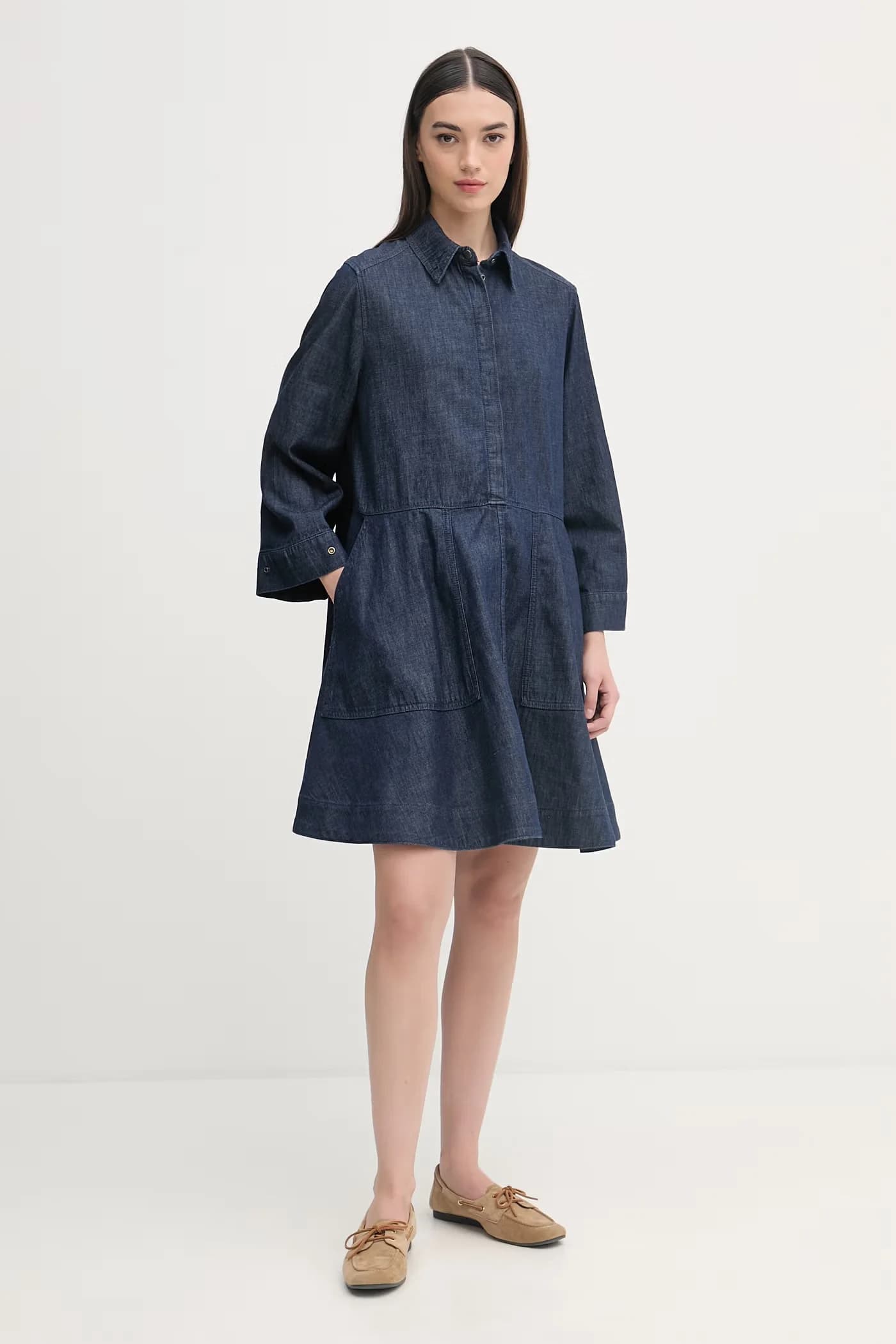 Джинсовое платье - фото 2