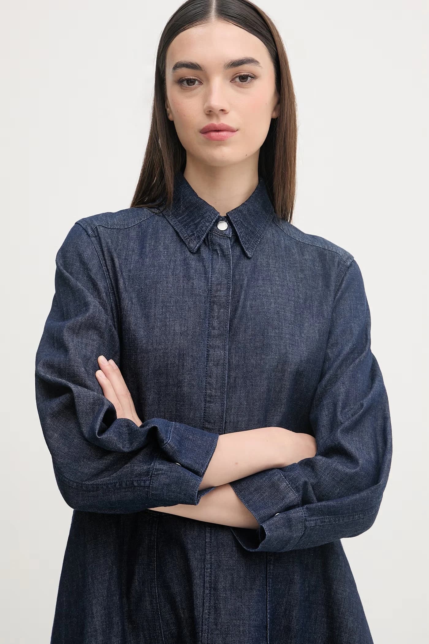 Джинсовое платье - фото 4