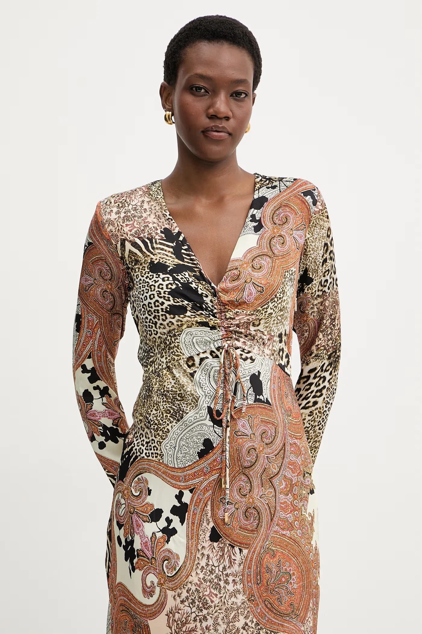 GWENDA вискозное платье - фото 4