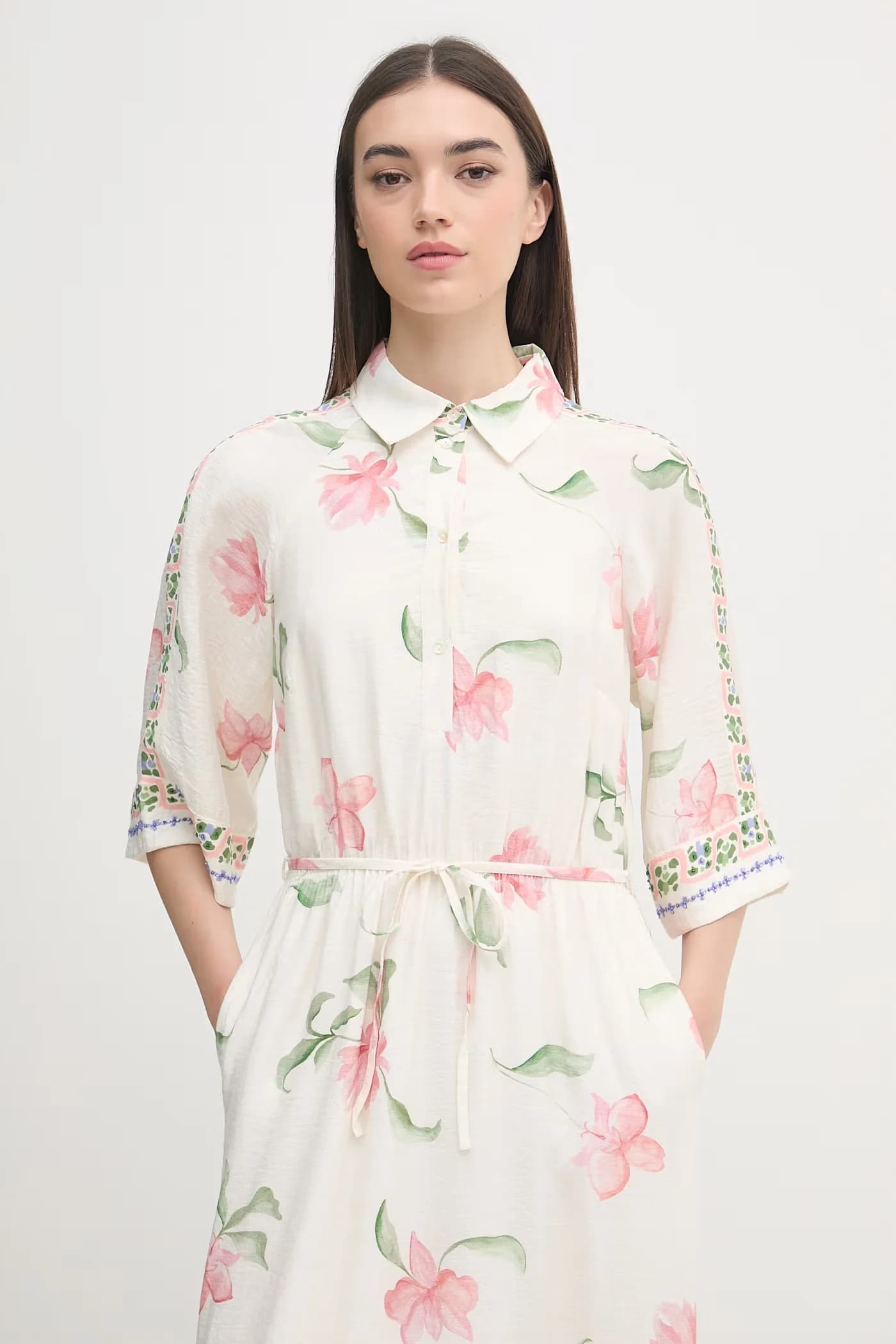 Летнее платье Bunno из вискозы - фото 4