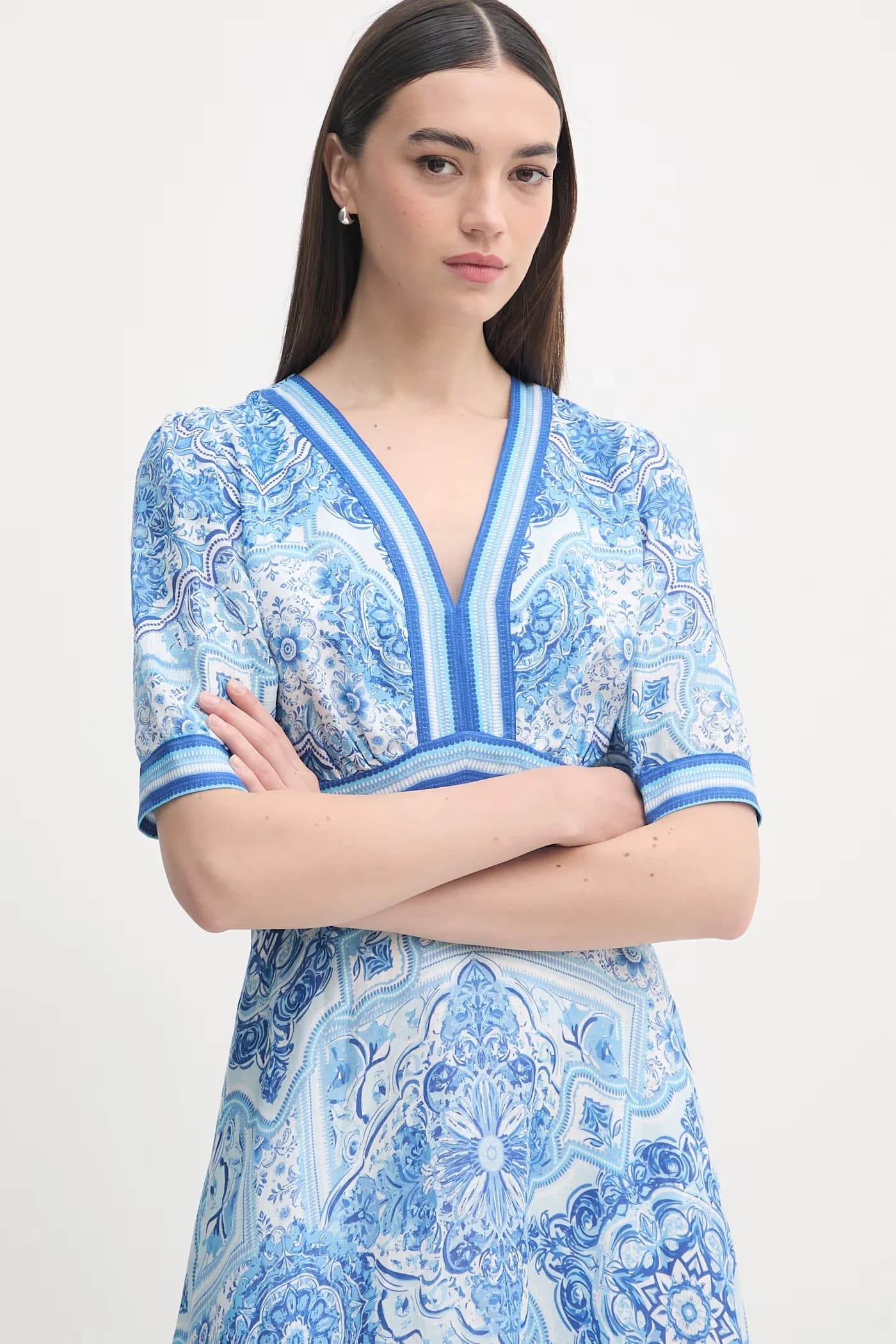 летнее платье Ginevra из льна - фото 4