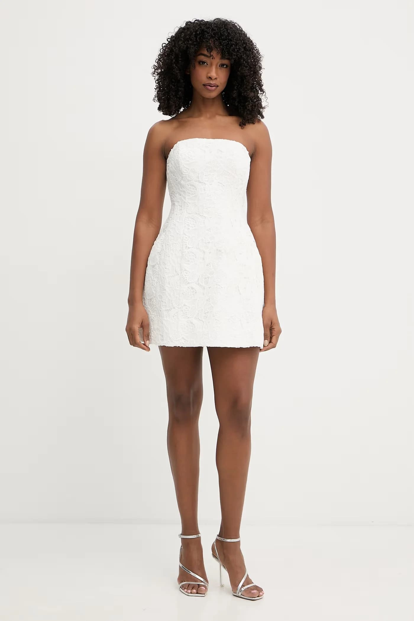 Кружевное корсетное платье - фото 2