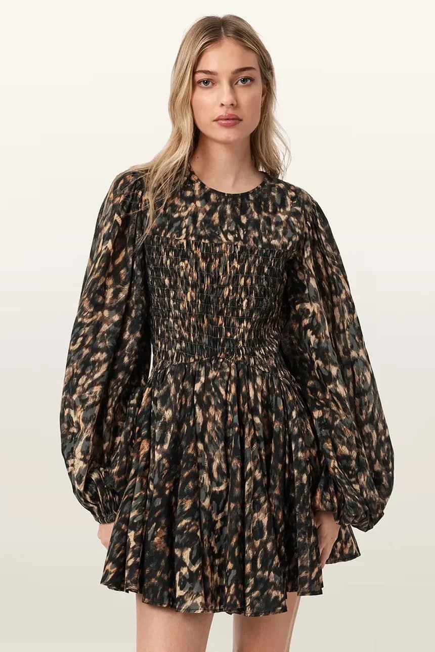 расклешенное платье CHIA из хлопка