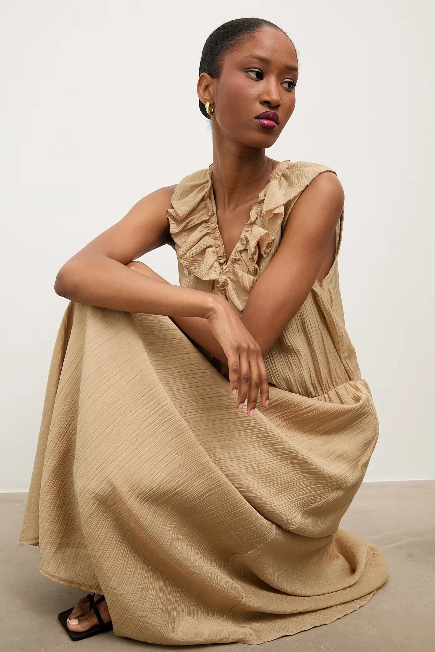 Летнее платье с лиоцеллом