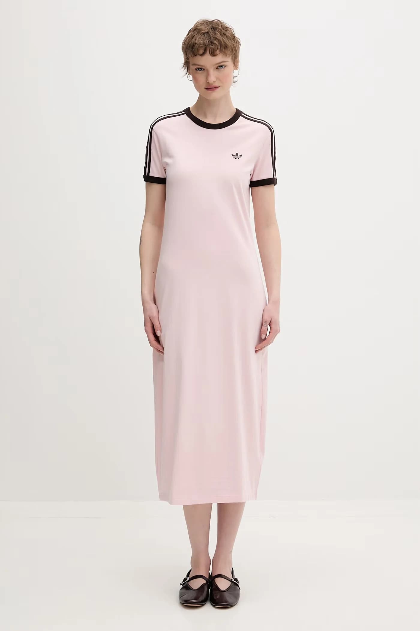 Хлопковое платье с эластаном