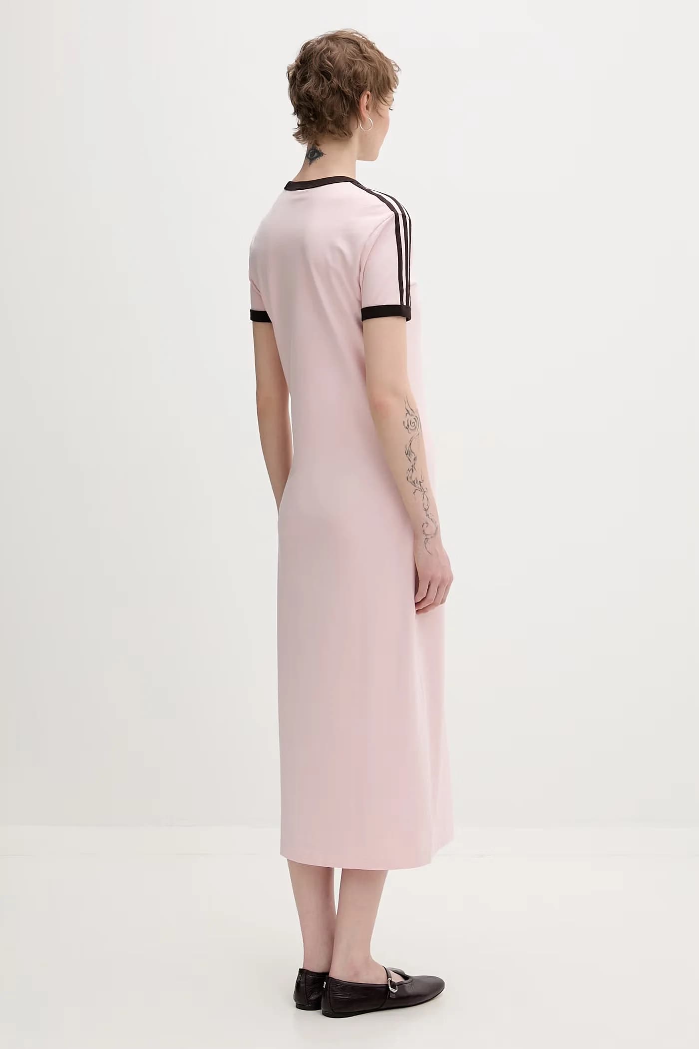 Хлопковое платье с эластаном - фото 2