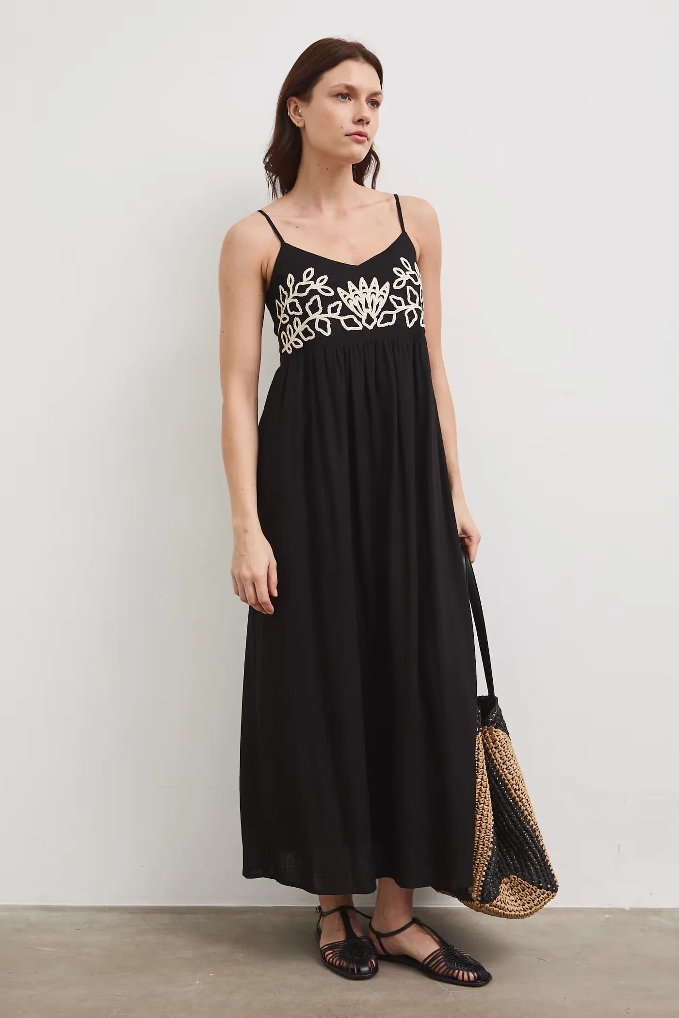 Платье из смесового льна - фото 3