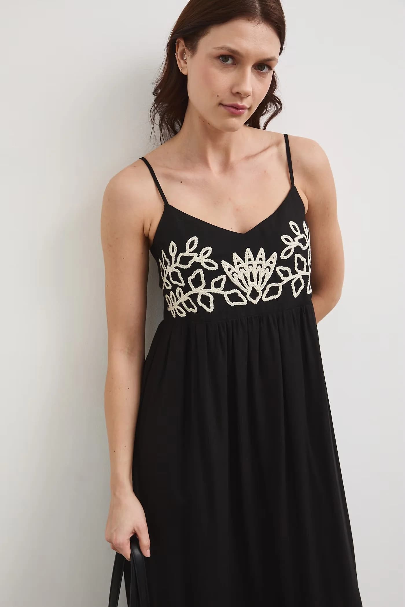 Платье из смесового льна - фото 5