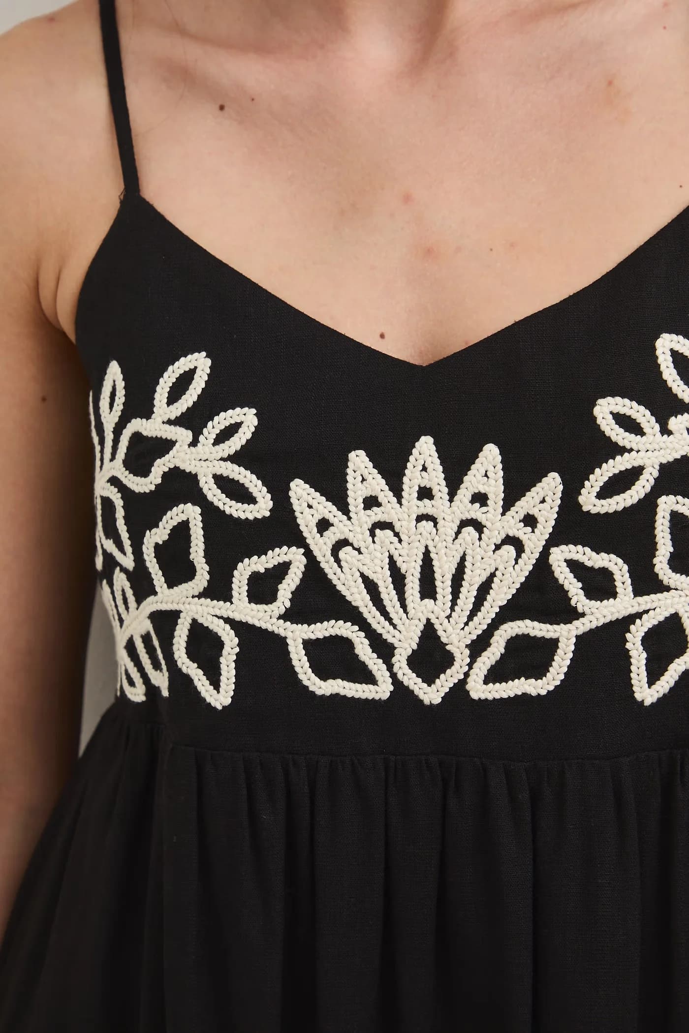 Платье из смесового льна - фото 6