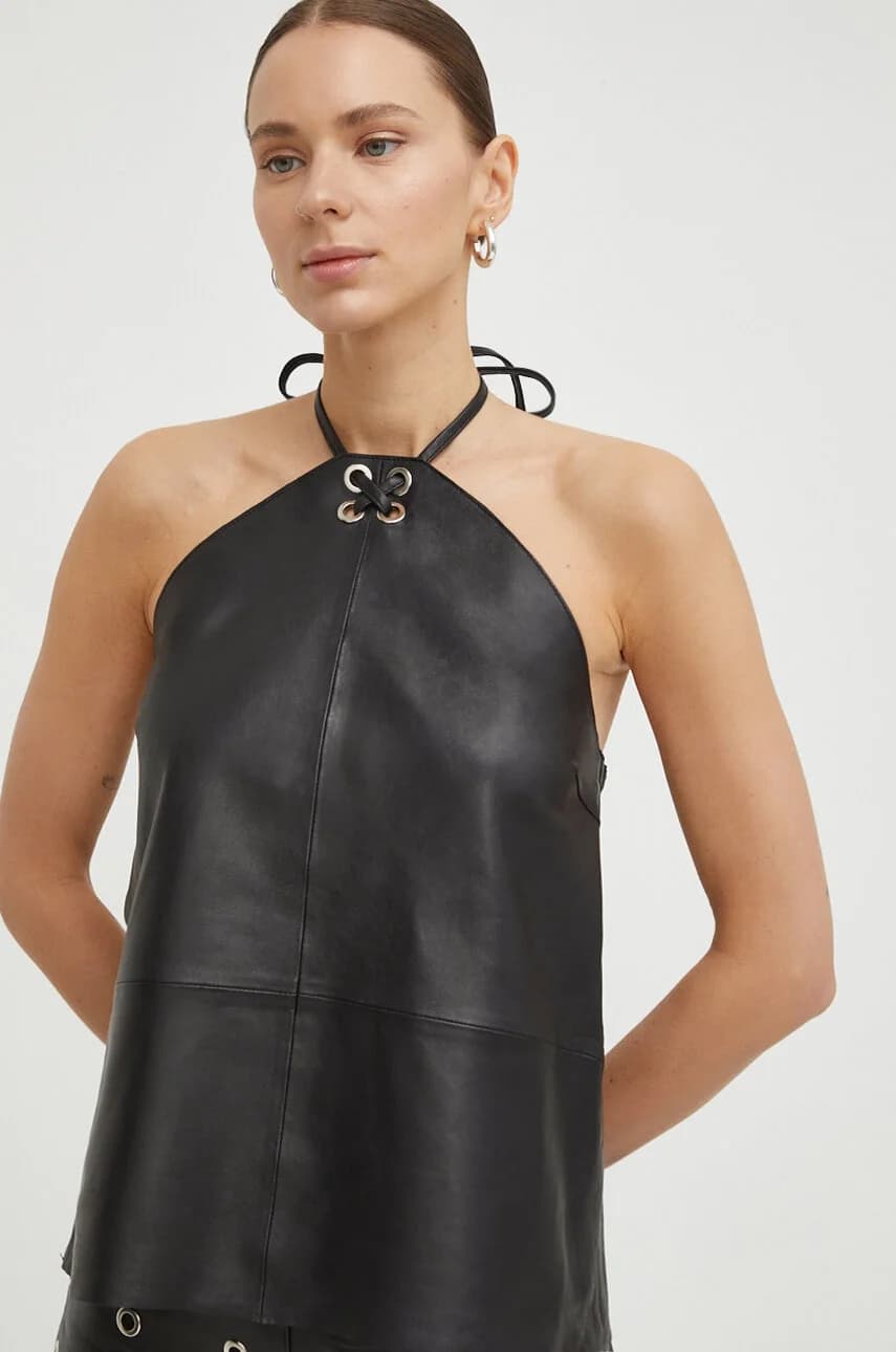 Кожаная блузка 2ND Rif - Daily Leather