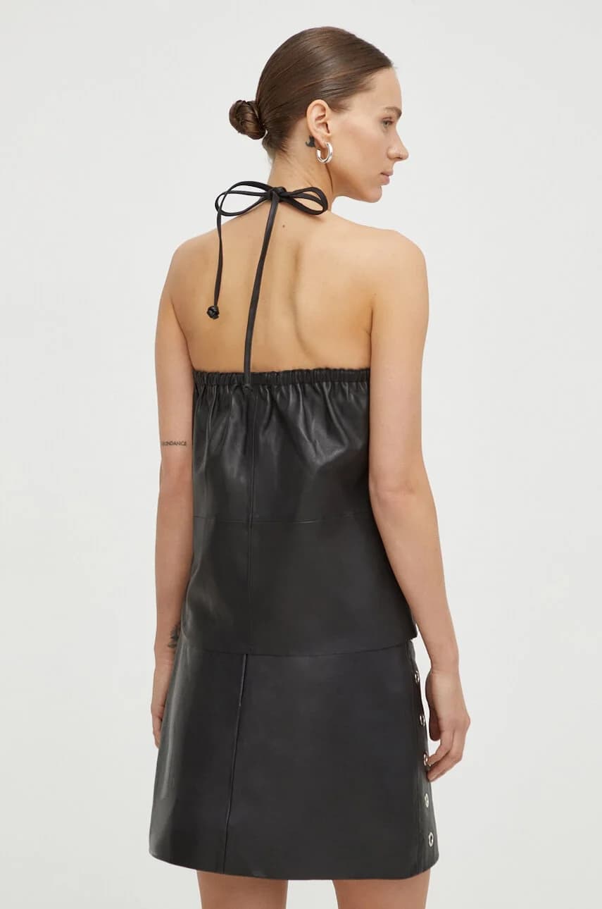 Кожаная блузка 2ND Rif - Daily Leather - фото 3