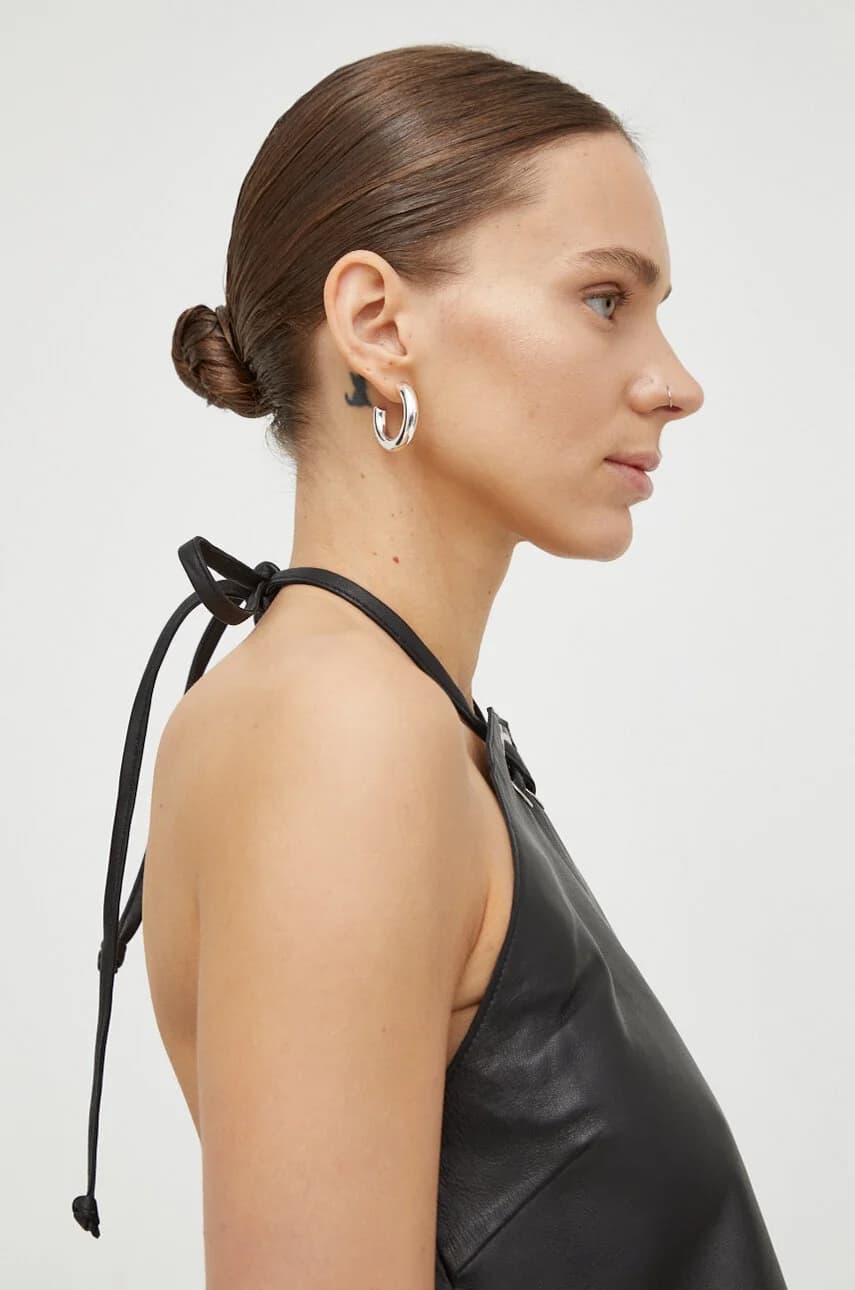 Кожаная блузка 2ND Rif - Daily Leather - фото 5